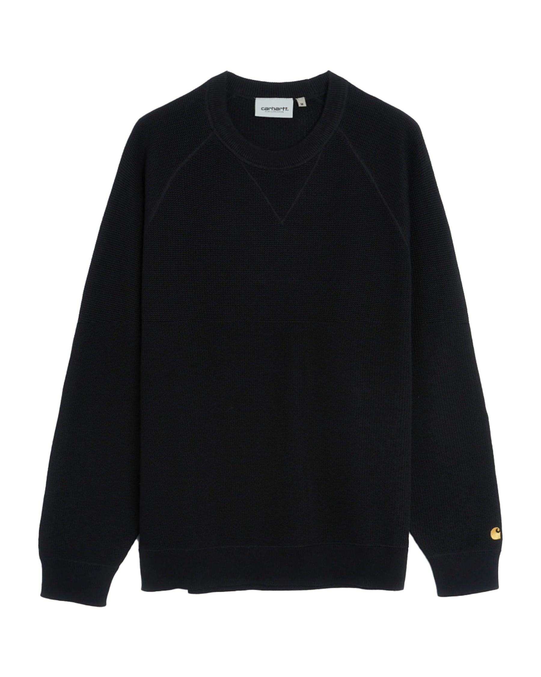 Carhartt Wip Chase Sweater Dusty Black-Gold