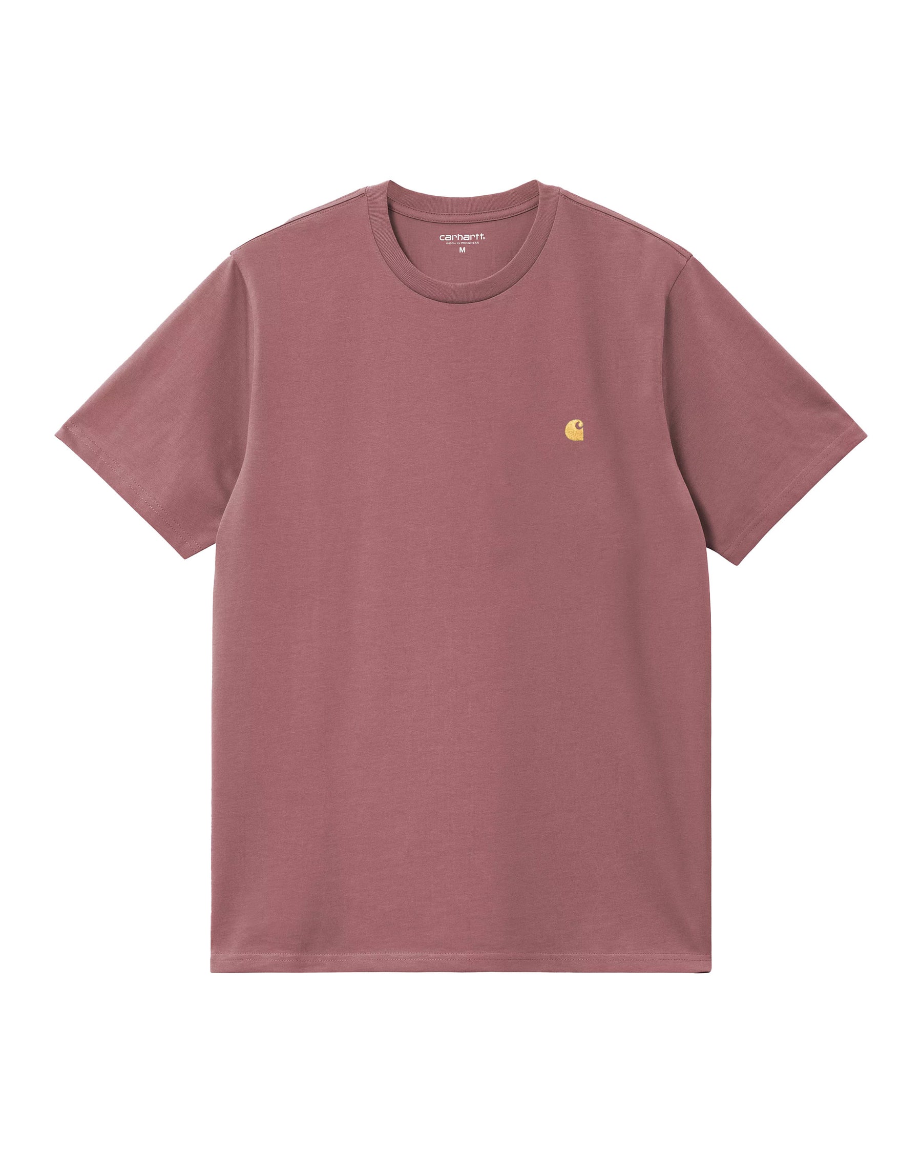 Carhartt Wip Chase T-Shirt Dusky Pink-Gold