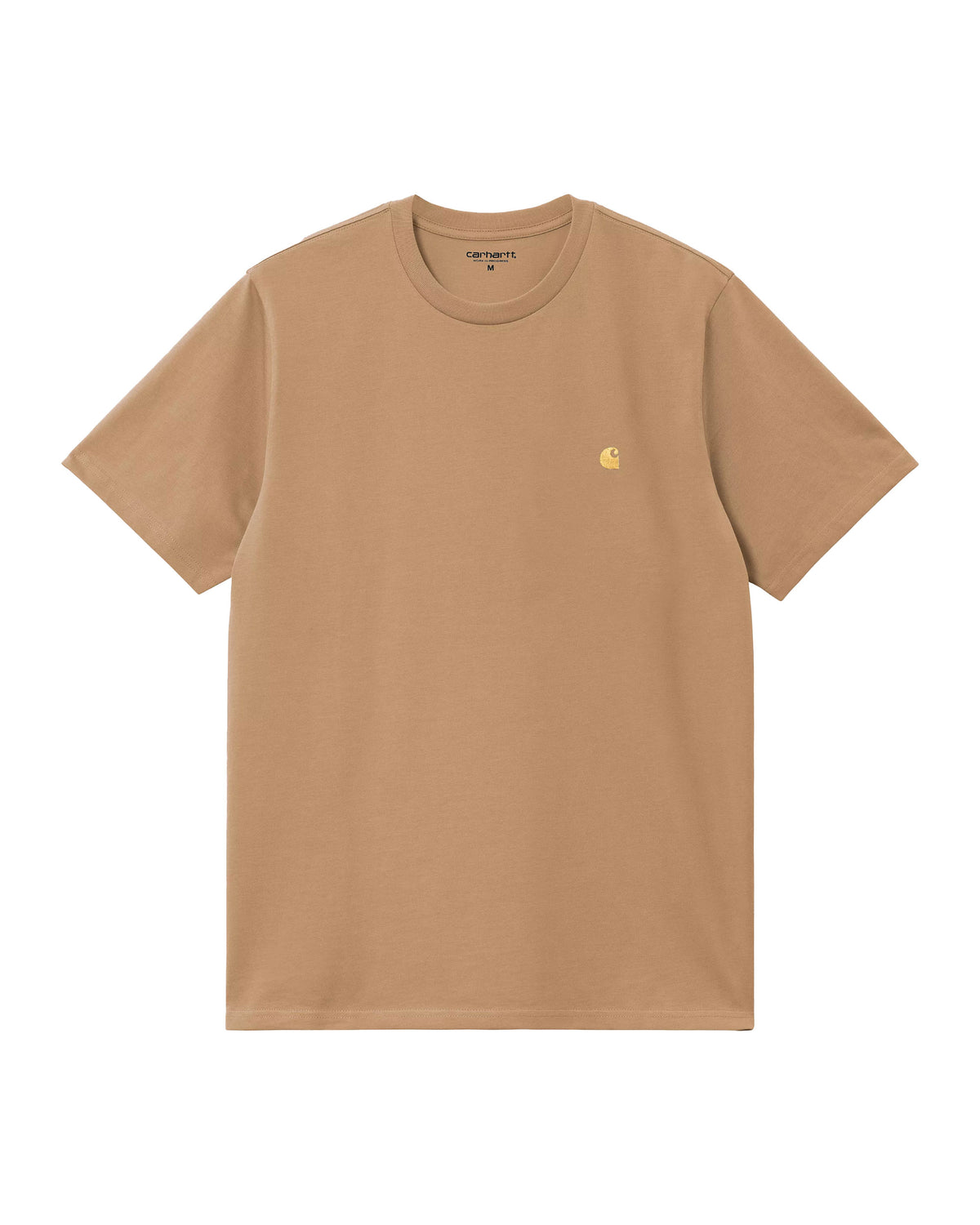 Carhartt Wip Chase Tee Dusty Hamilton Brown-Gold