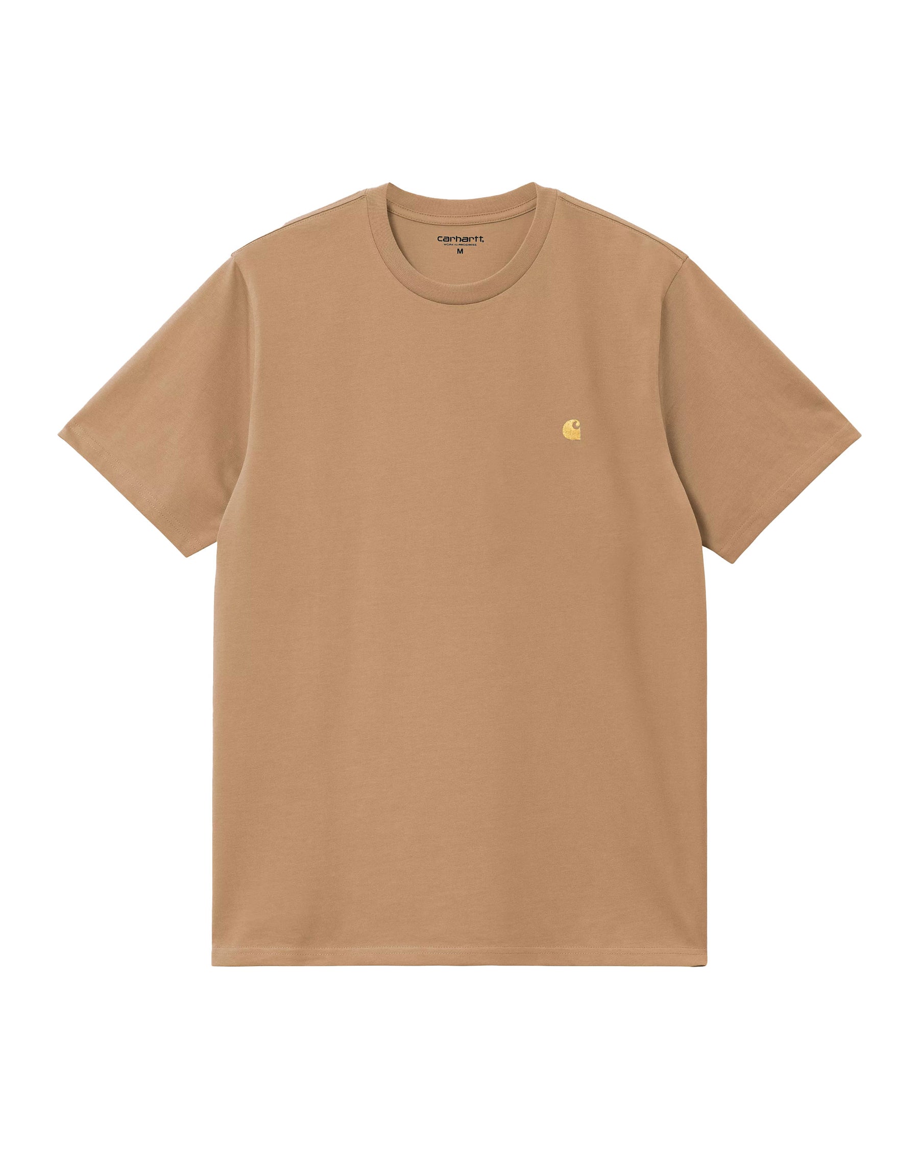Carhartt Wip Chase Tee Dusty Hamilton Brown-Gold