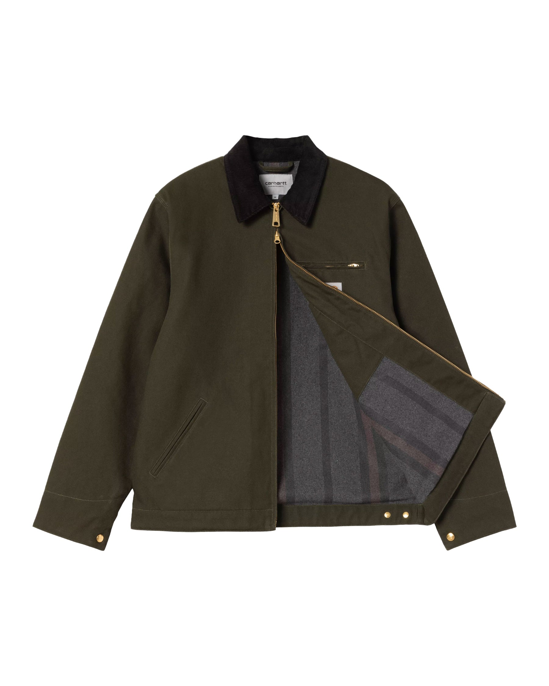 Carhartt Wip Detroit Jacket Olive-Black Rigid
