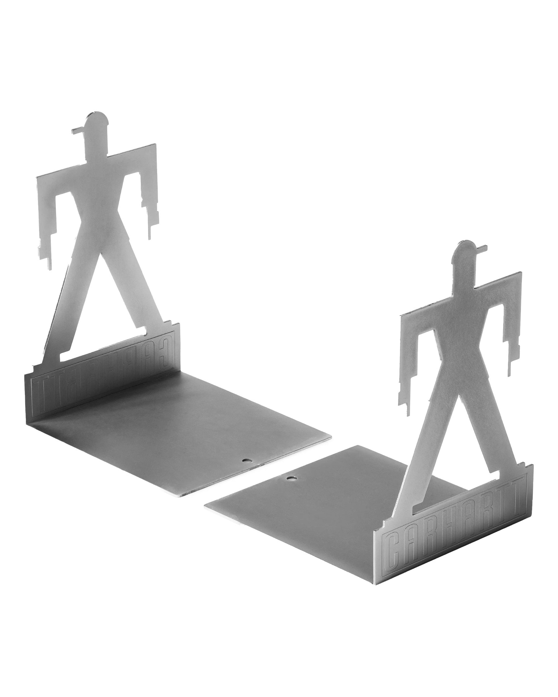 Carhartt Wip Foundation Bookends Metal Silver