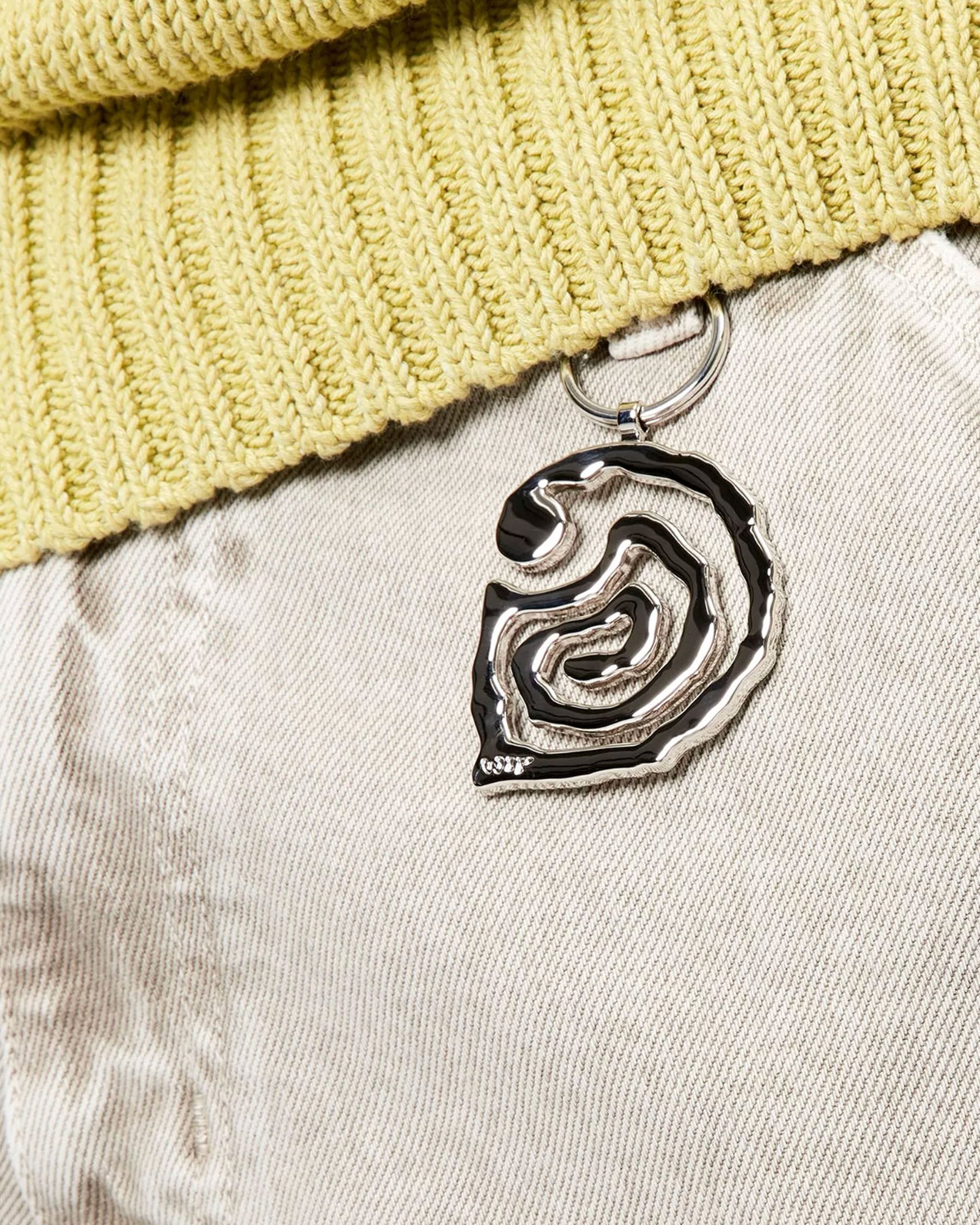 Carhartt Wip Helix Keychain Silver