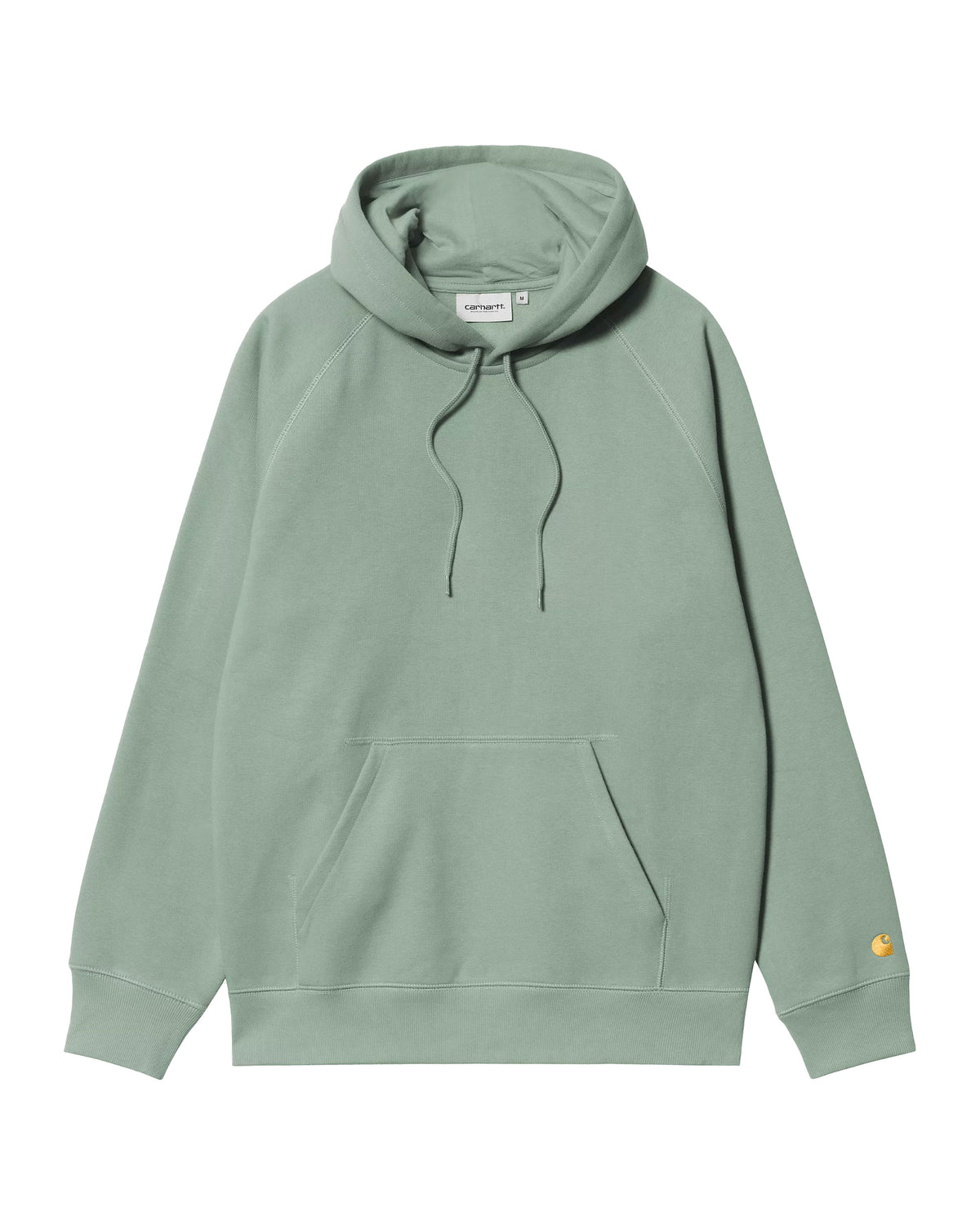 Carhartt Wip Hooded Chase Sweat Frosted Green-Gold