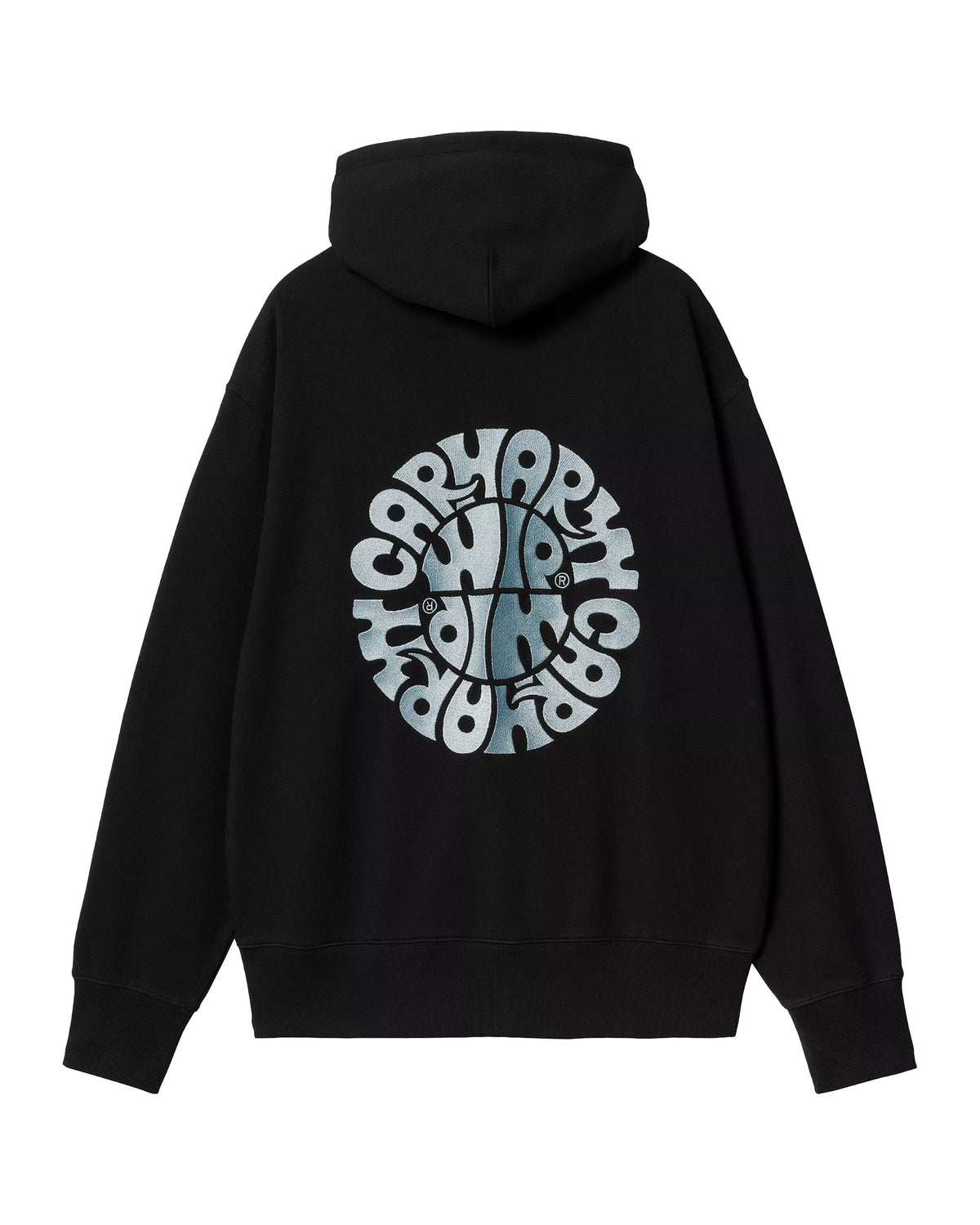 Carhartt Wip Hooded Jazzy Sweat Jacket Black-Air Sky