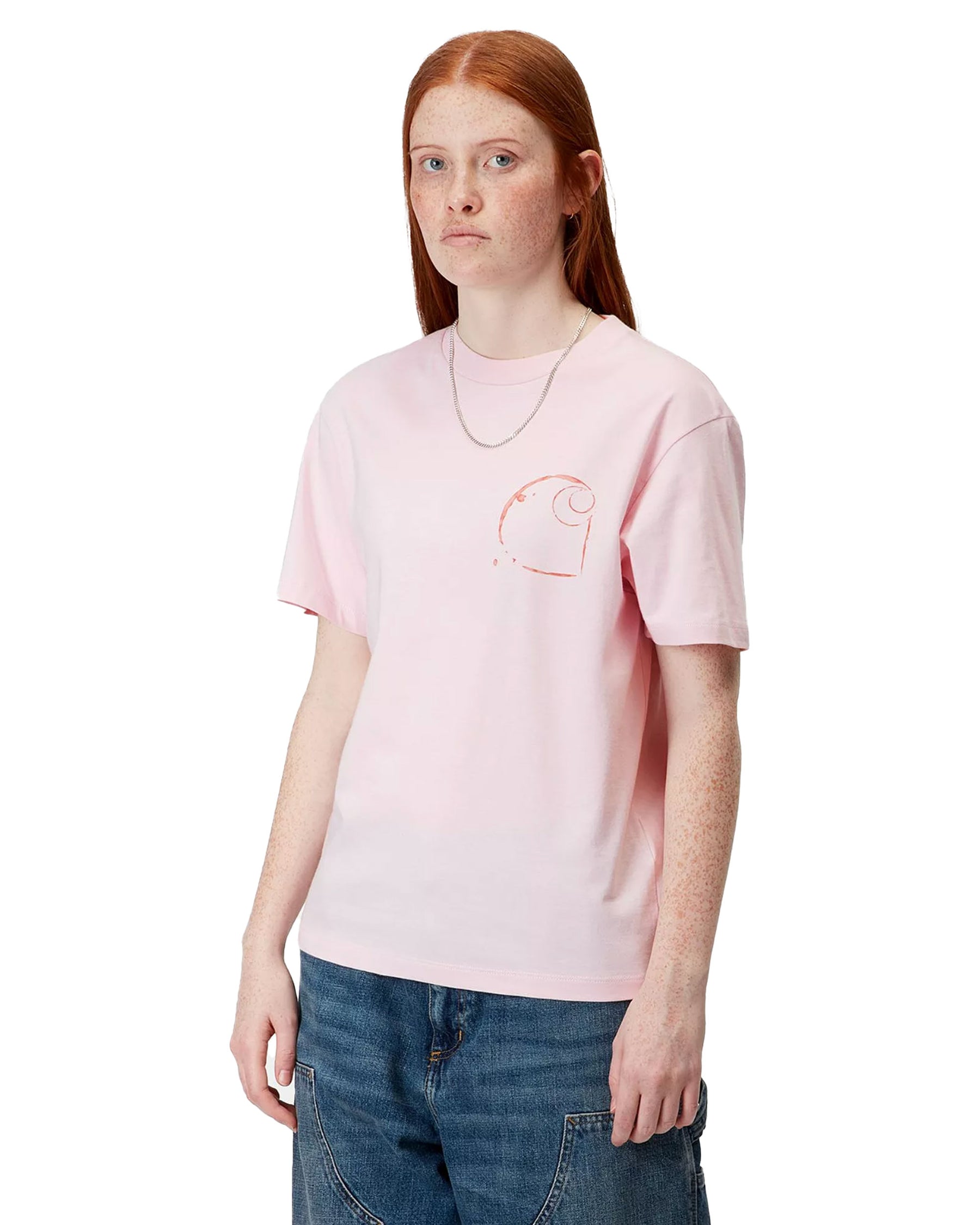 Carhartt Wip Java T-shirt Air Pink