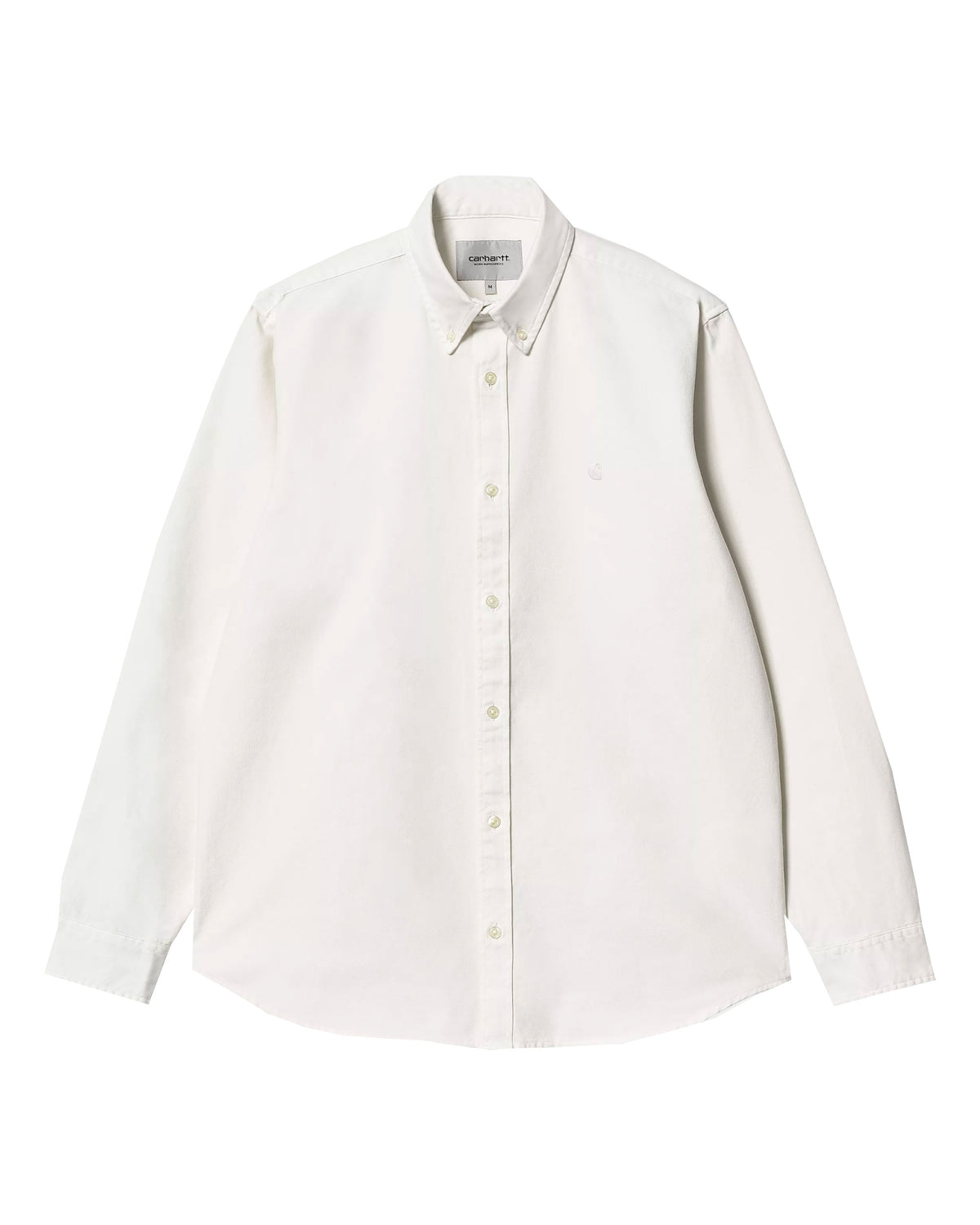 Carhartt Wip L-S Bolton Shirt Bianco