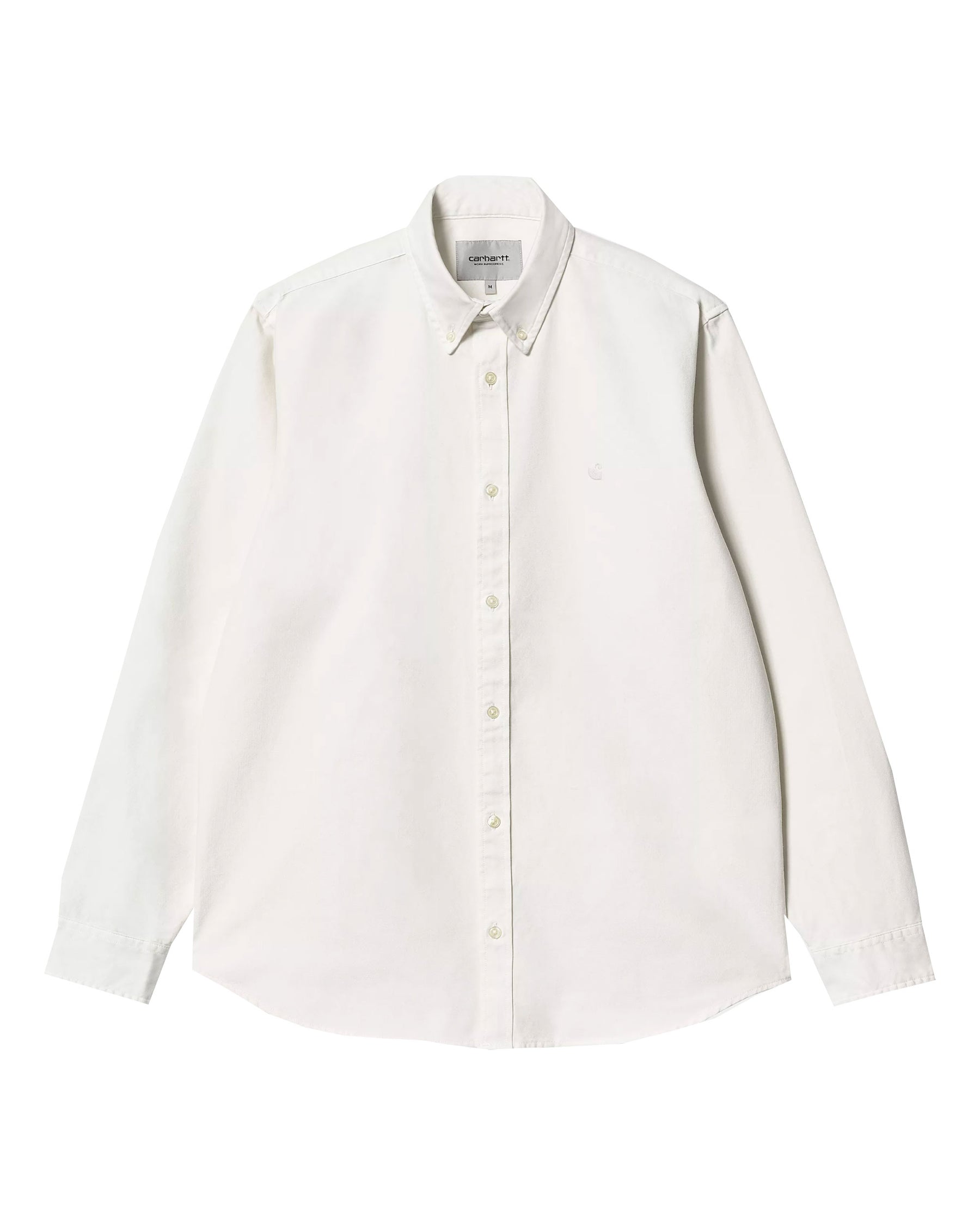 Carhartt Wip L-S Bolton Shirt White