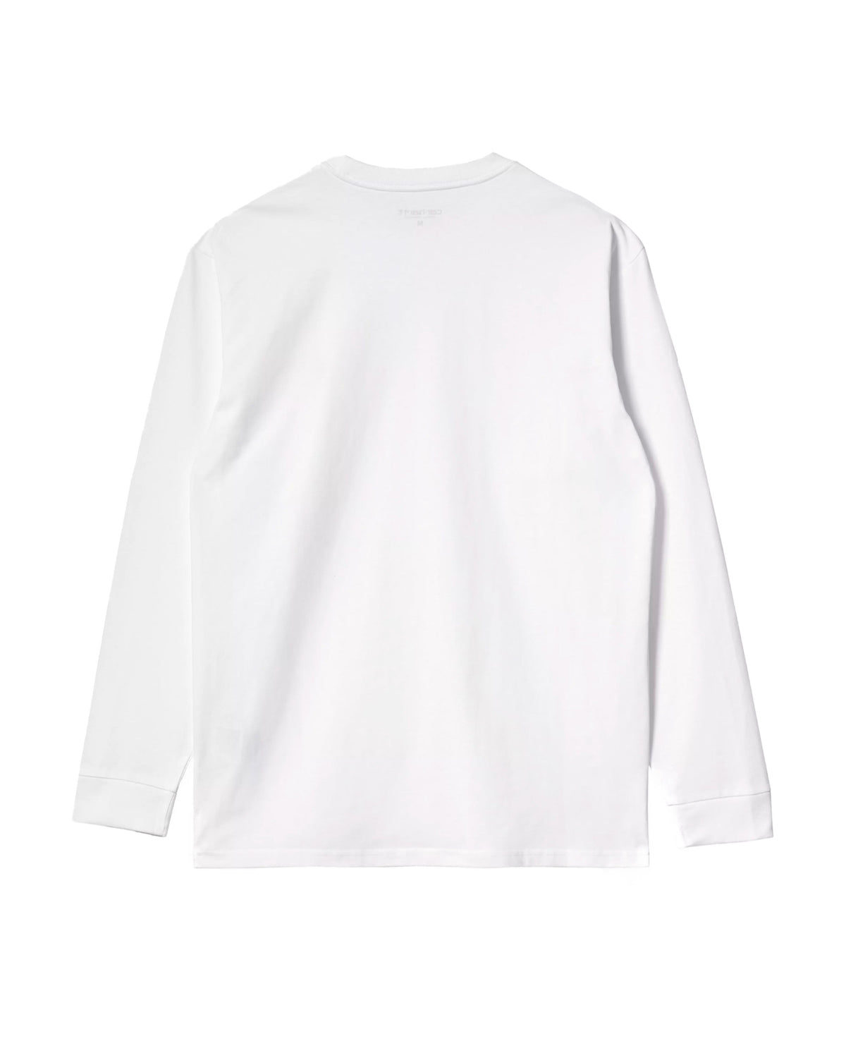 Carhartt Wip L-S Chase T-Shirt White-Gold