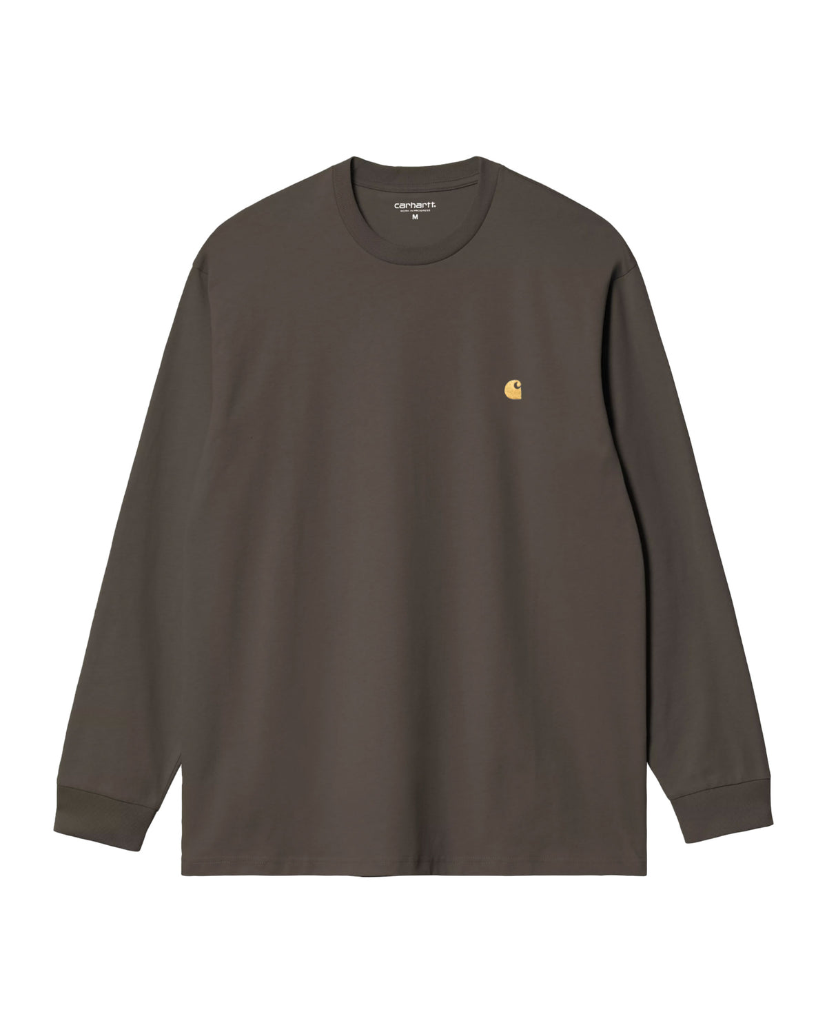 Carhartt Wip L-S Chase T-shirt Shungite-Gold