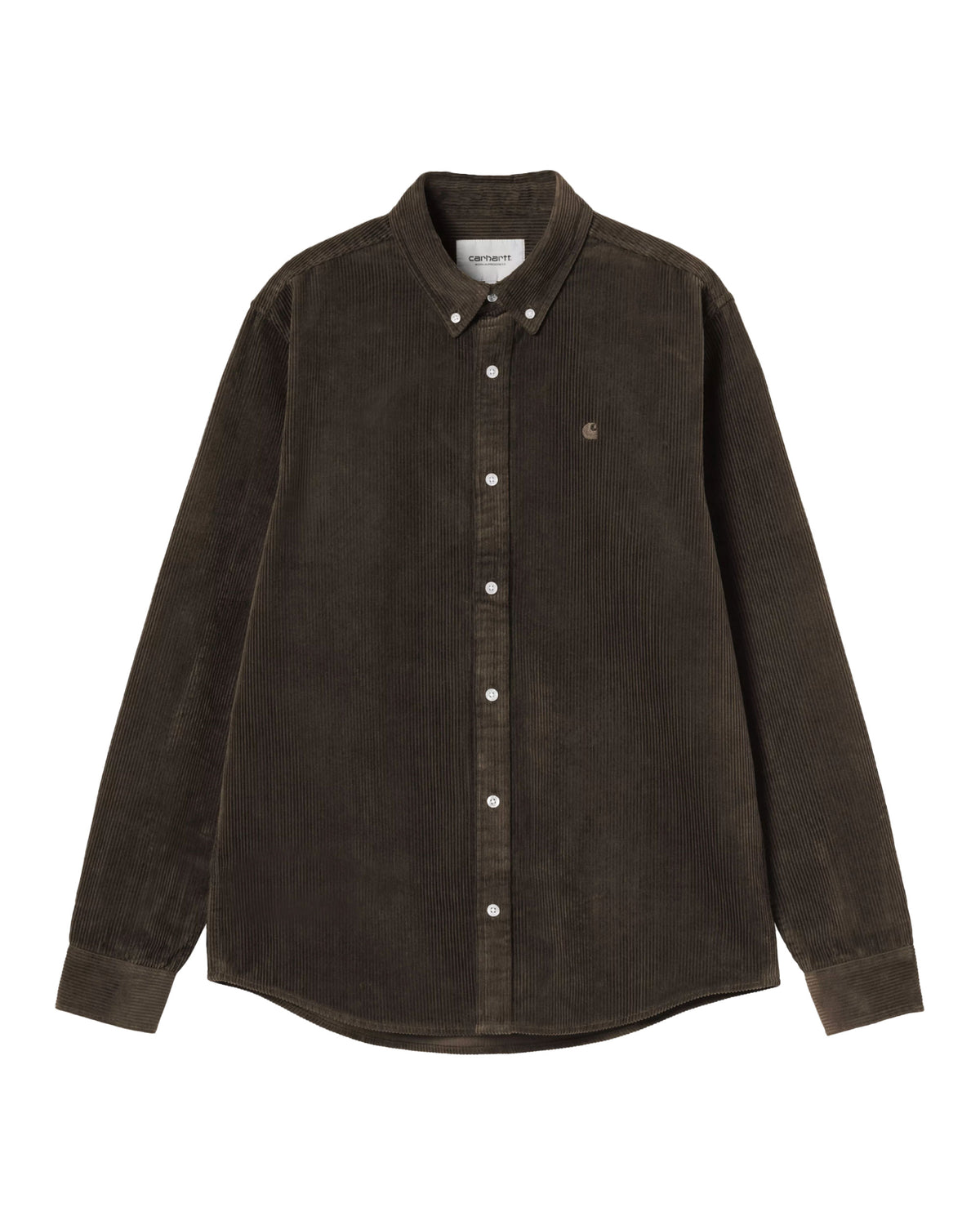 Carhartt Wip L-S Madison Cord Shirt Tobacco