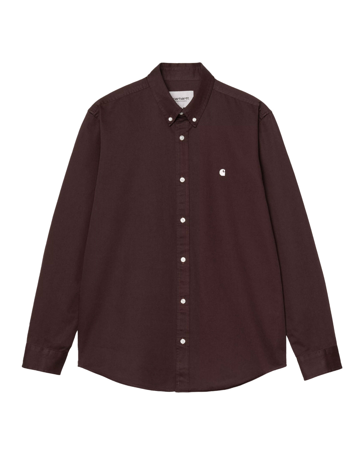 Carhartt Wip L-S Madison Shirt Palisander-Wax