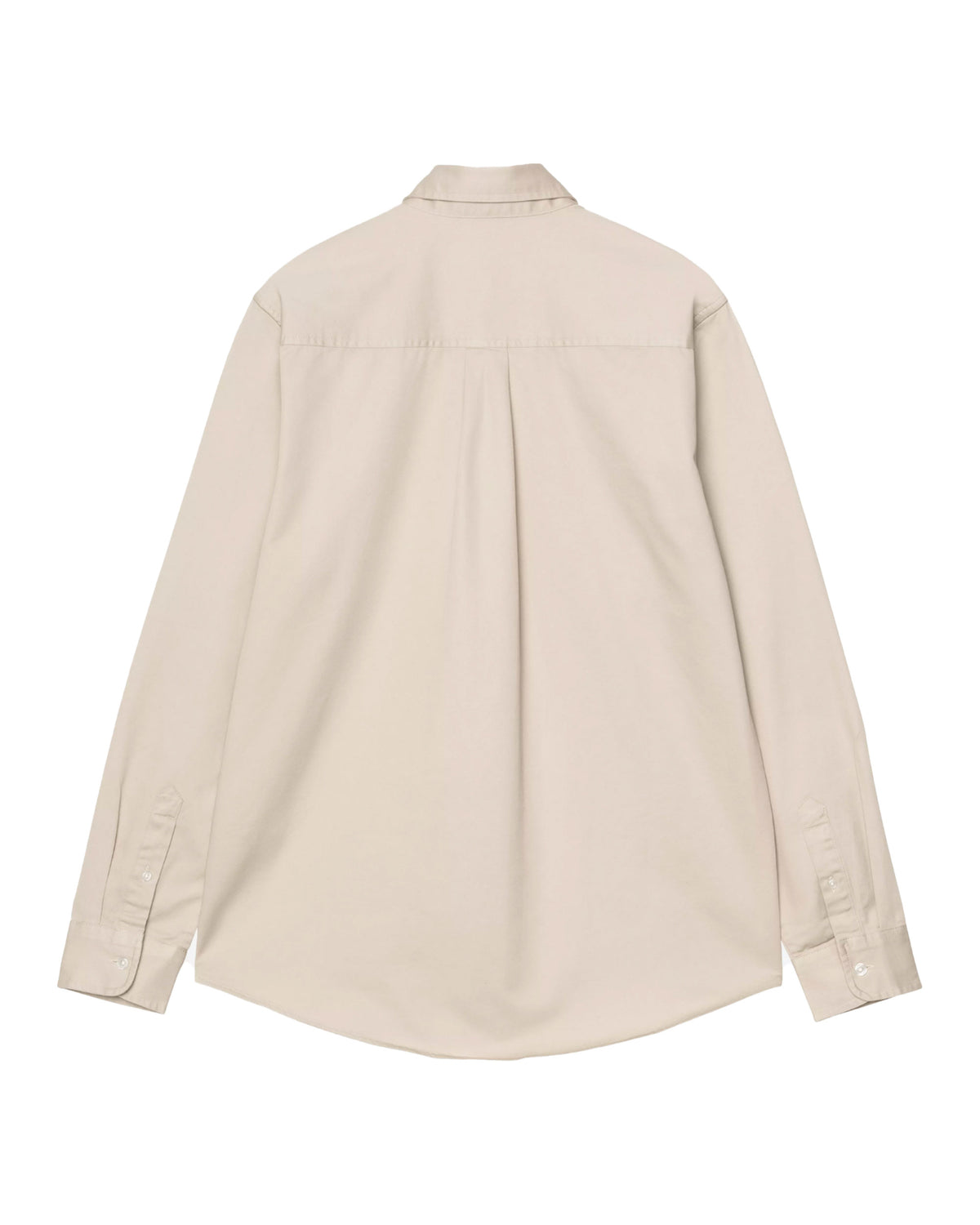 L-S Madison Shirt Stone Bianco