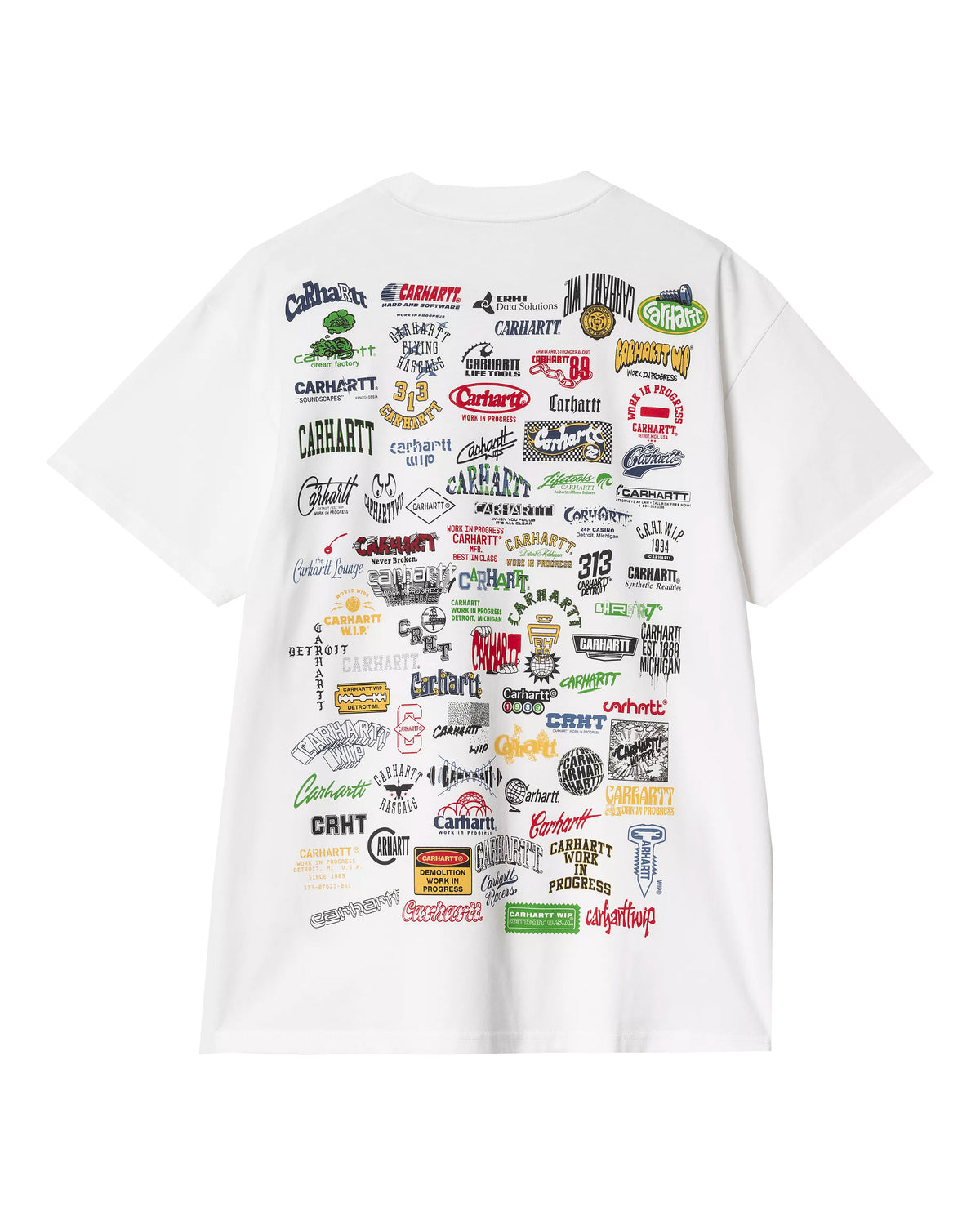 Carhartt Wip Logo T-Shirt Bianco