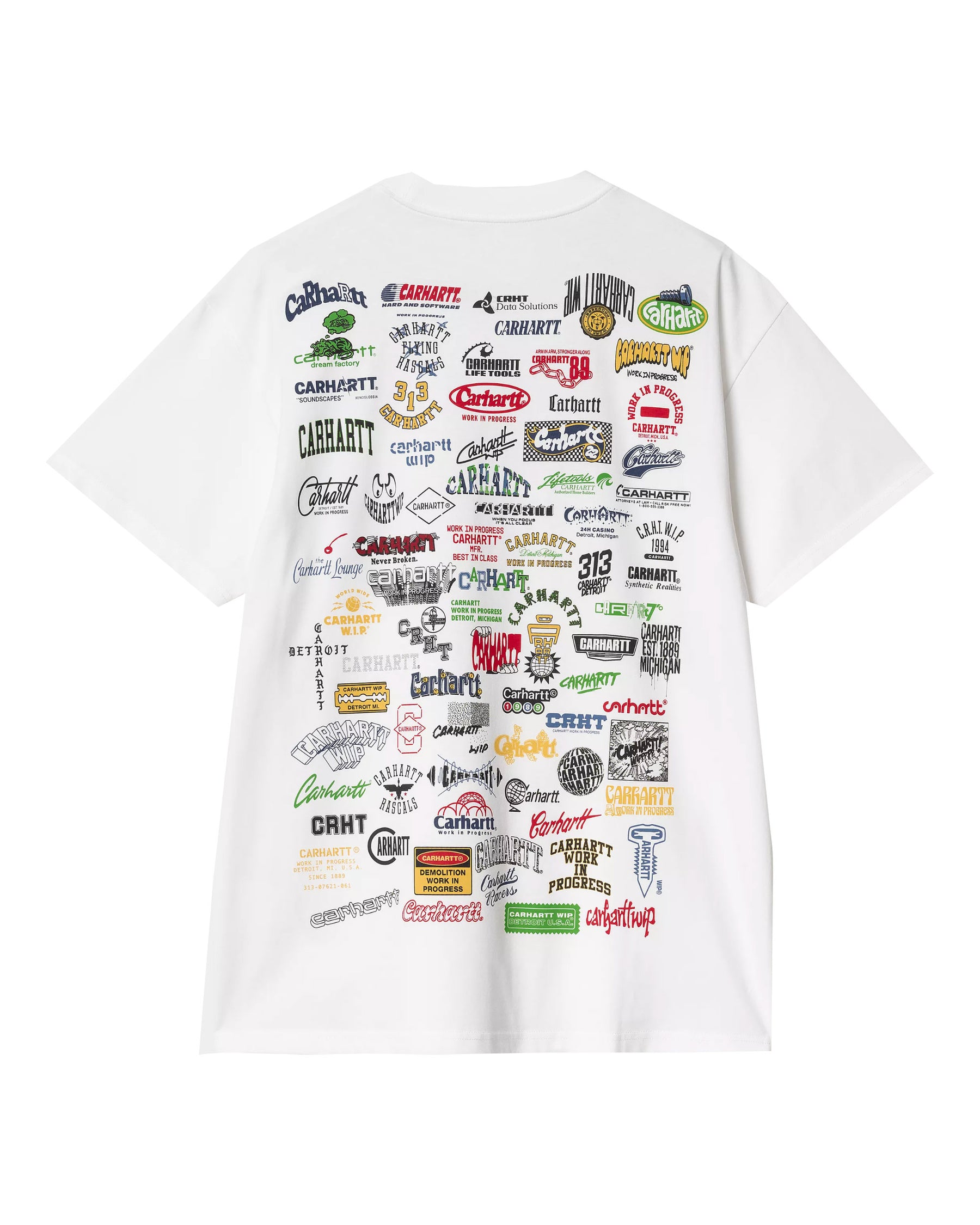 Carhartt wip white t-shirt logo