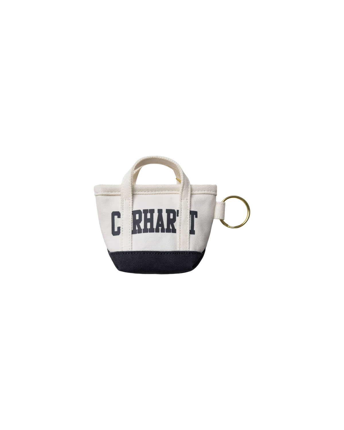 Mini Tote Bag Portachiavi Bianco Blu