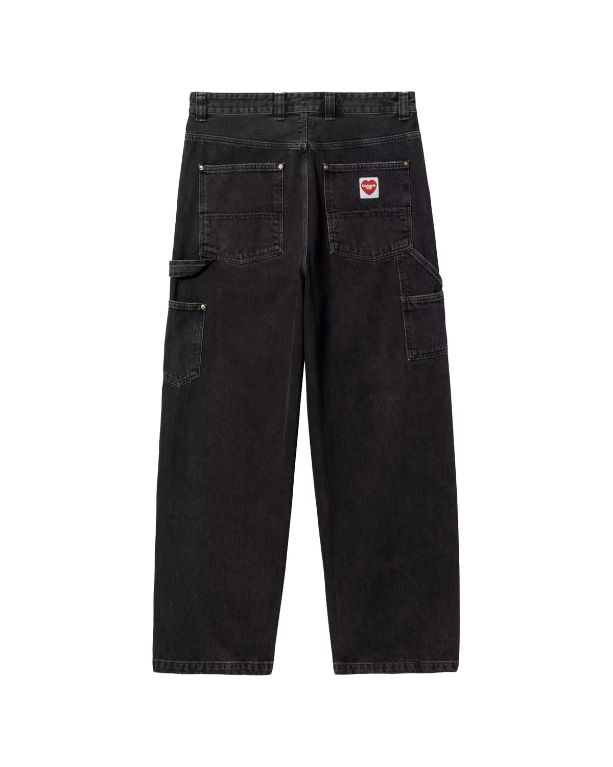 Carhartt Wip Nash Double Knee Pant Black stone washed