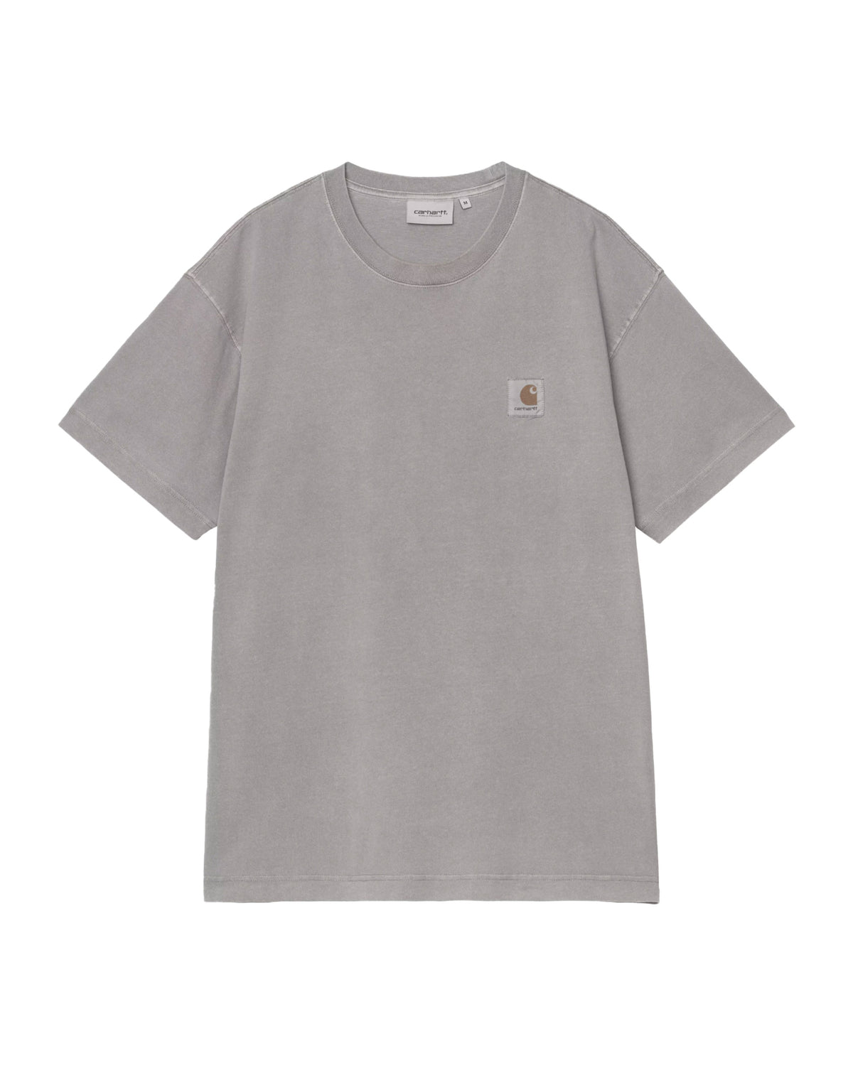 T-Shirt Uomo Nelson Grigio Scuro garment dyed