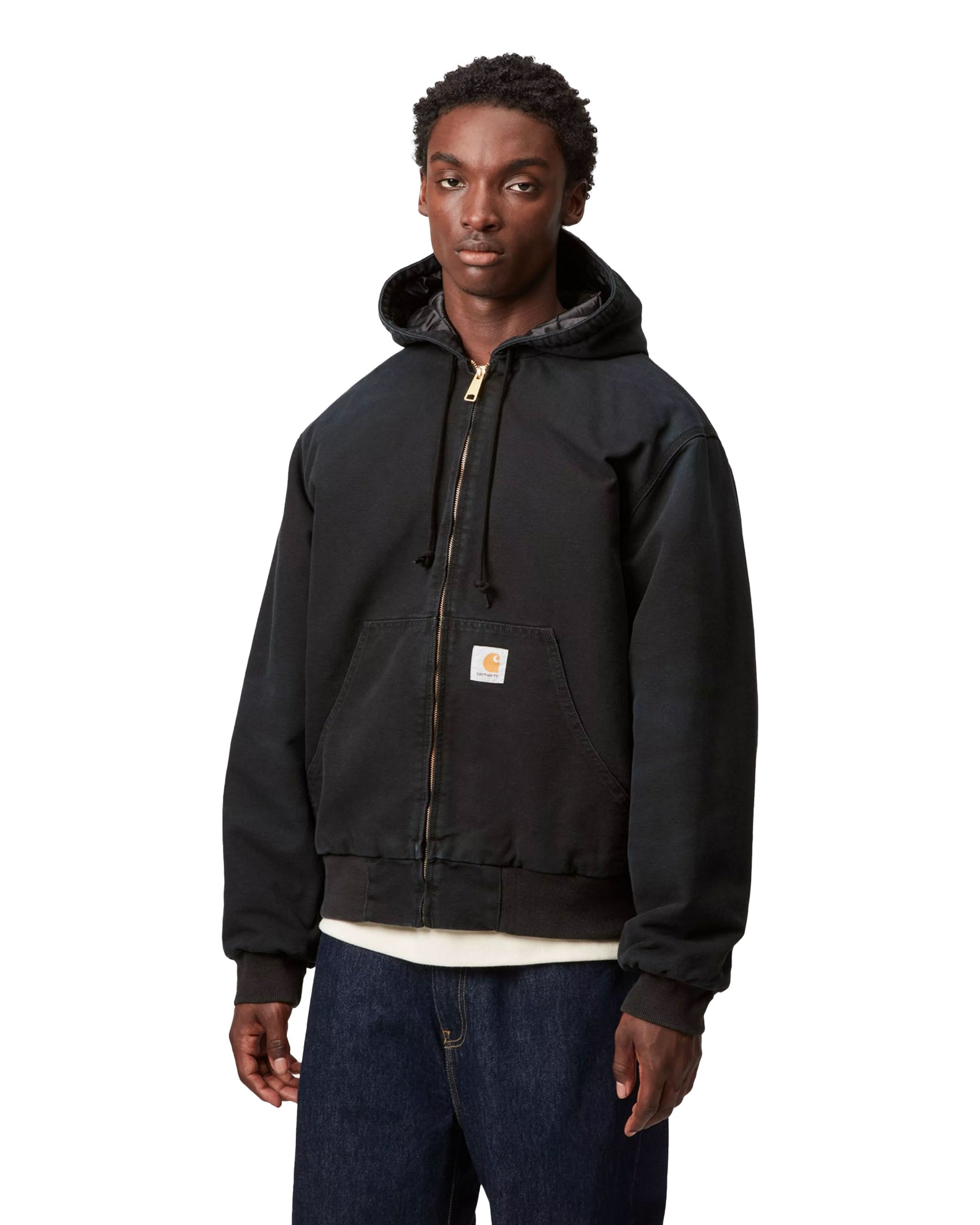 Carhartt Wip OG Active Jacket Black Stone Canvas