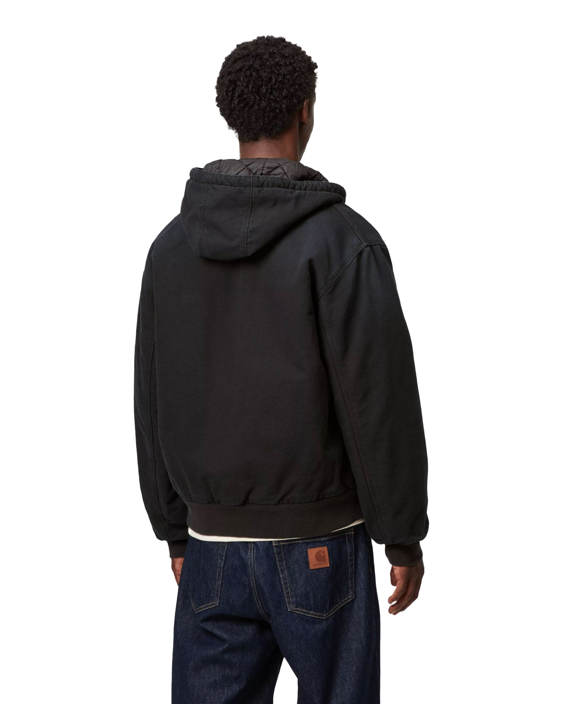 Carhartt Wip OG Active Jacket Black Stone Canvas
