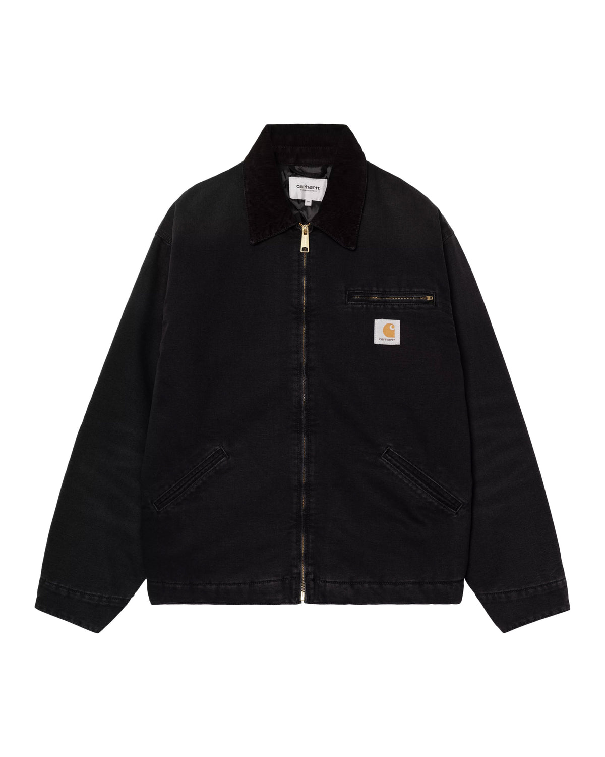 Carhartt Wip OG Detroit Jacket Black - Black Stone Canvas