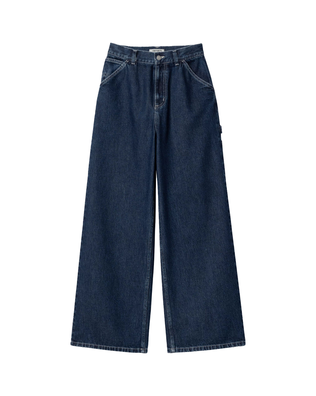 Carhartt Wip Pantalone W' Jens Pant Blu Stone Wash