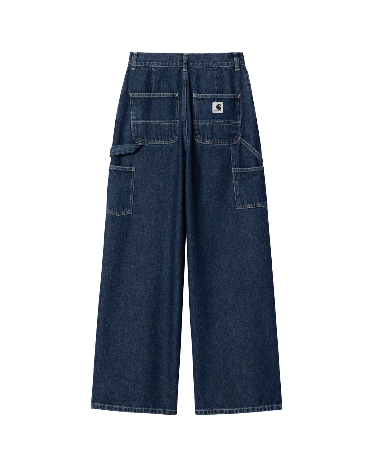Carhartt Wip Pantalone W' Jens Pant Blu Stone Wash