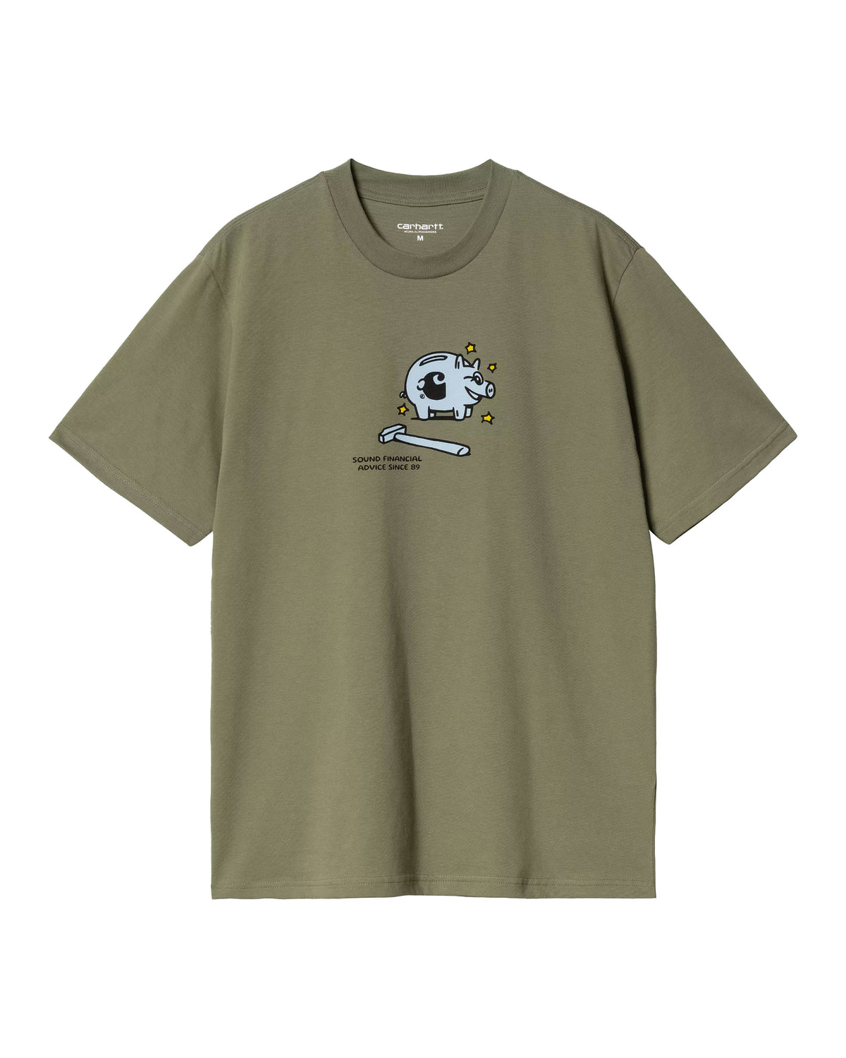 Carhartt Wip Piggybank T-Shirt Dollar Green