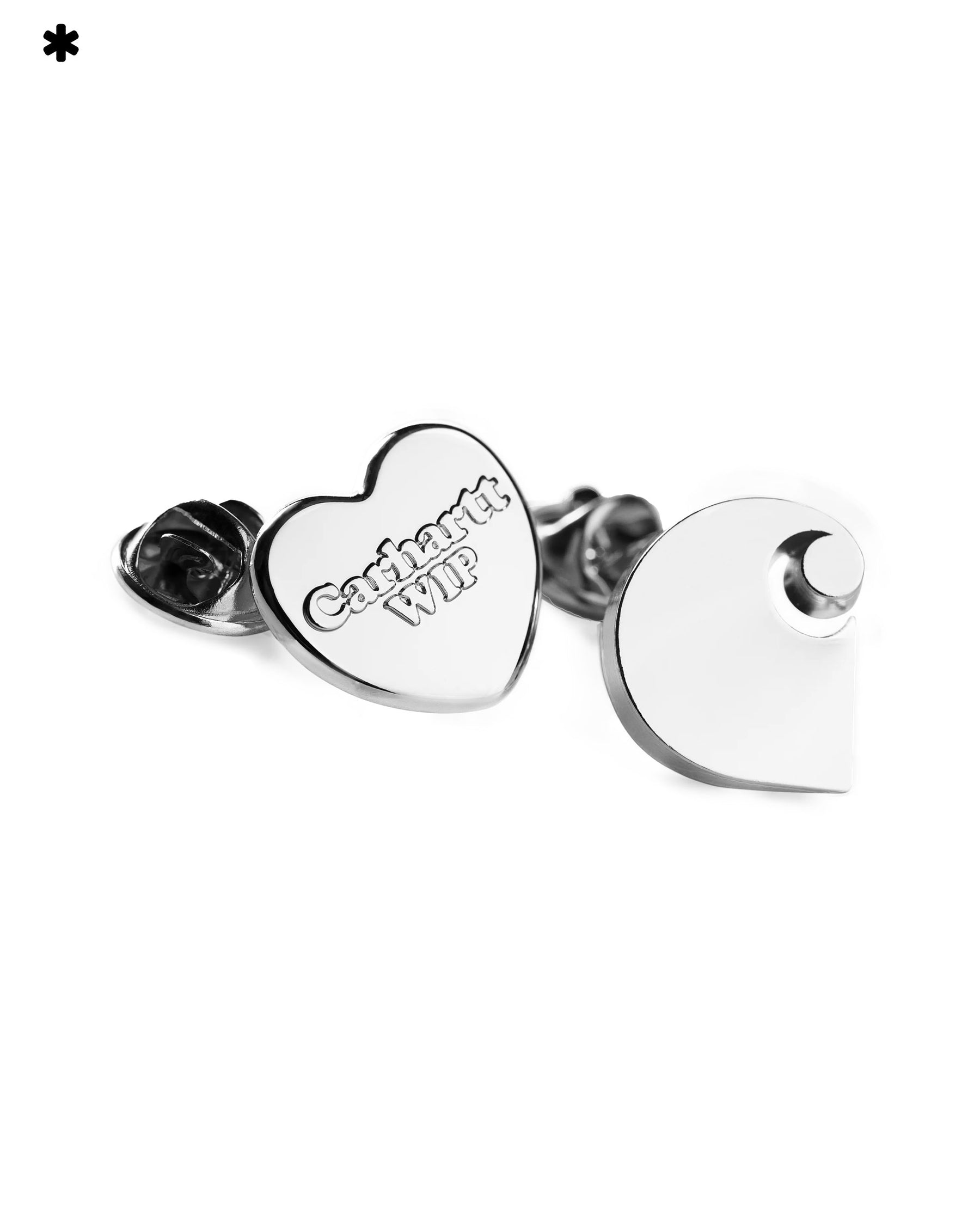 Carhartt Wip Pins Set Zinc Alloy Silver