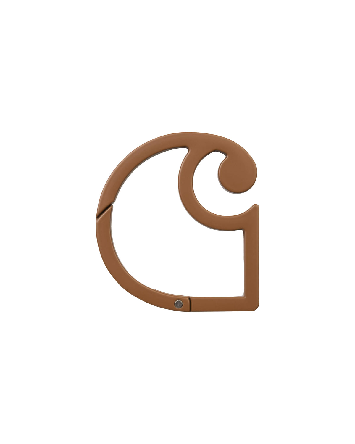 Portachiavi C-Logo Carabiner Marrone