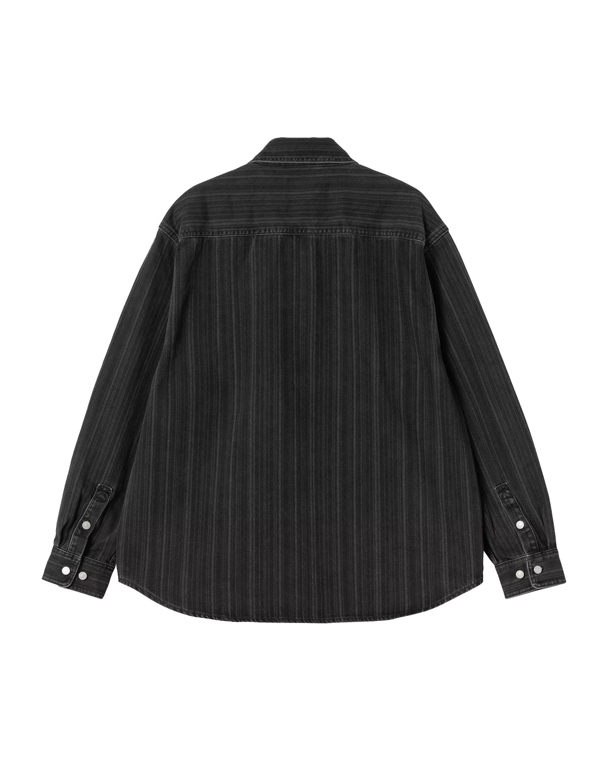 Carhartt Wip Rylan Shirt Jacket Rylan Stripe-Black stone washed