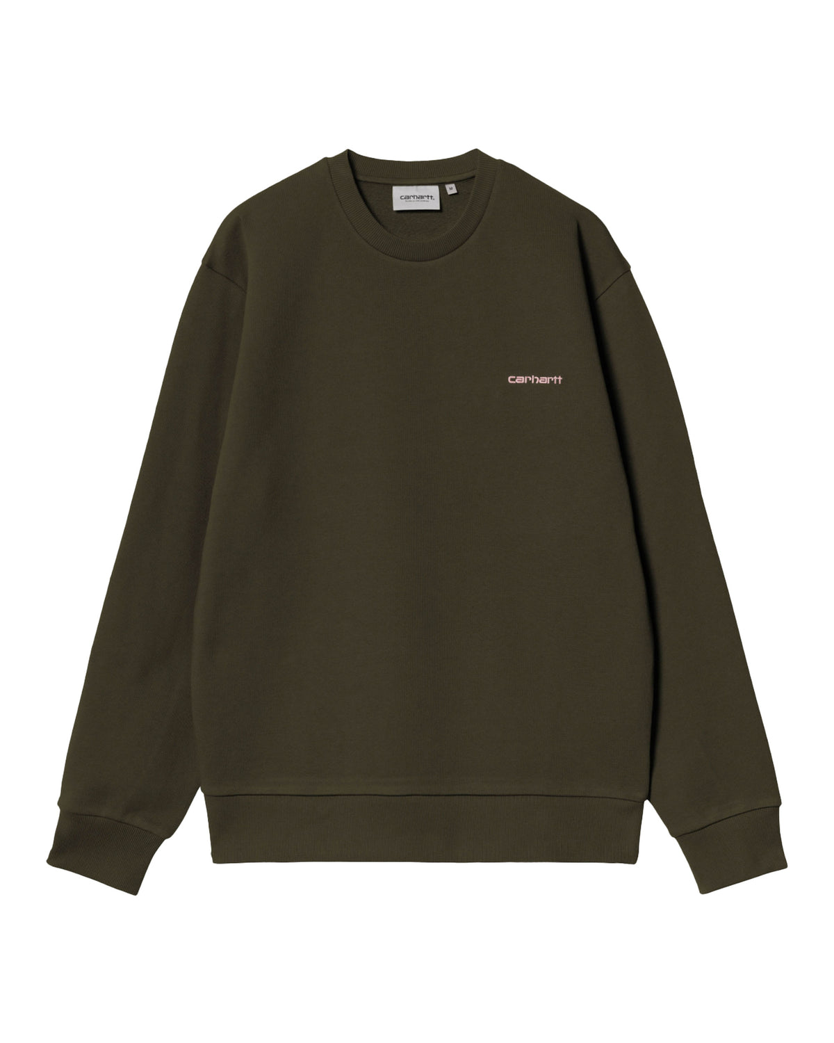 Carhartt Wip Script Embroidery Sweat Turtle-Air Pink
