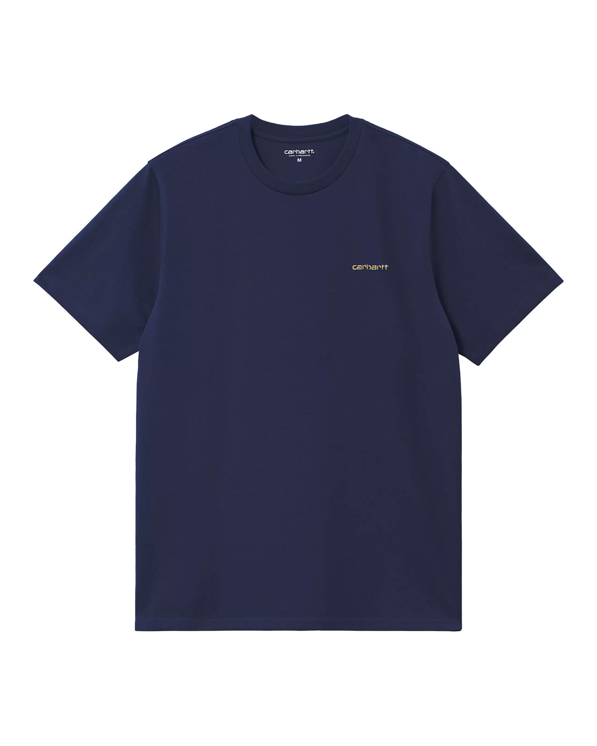 Carhartt Wip Script Embroidery T-Shirt Ink-Air Yellow