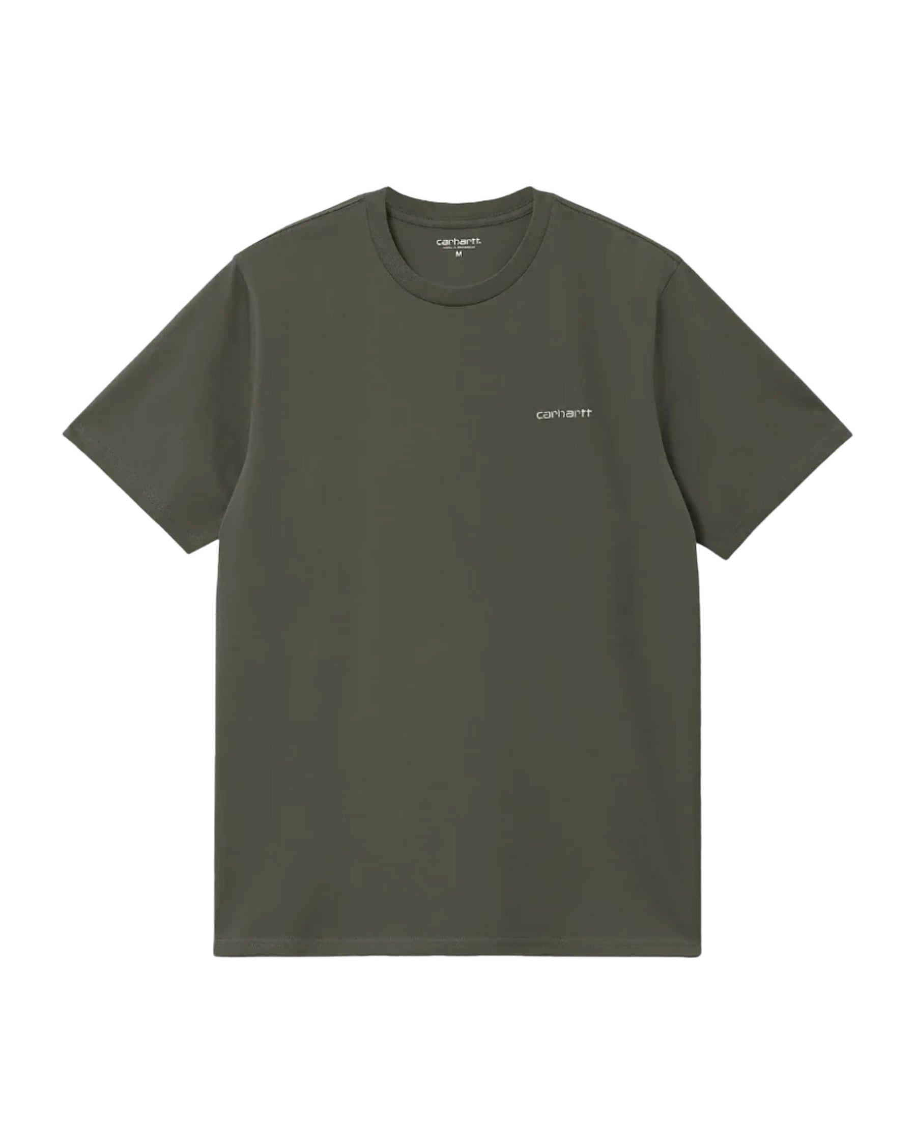 Carhartt Wip Script Embroidery T-Shirt Opuntia-White