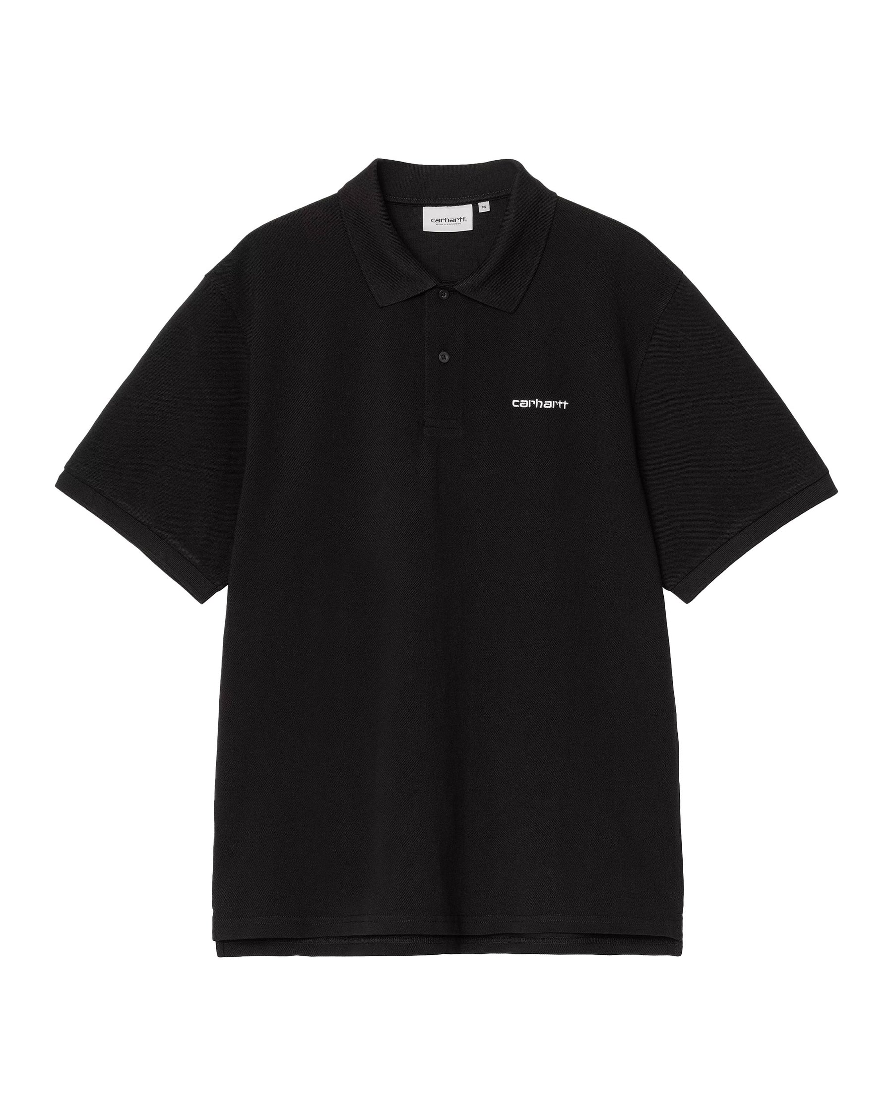 Carhartt Wip Script Polo Black-White