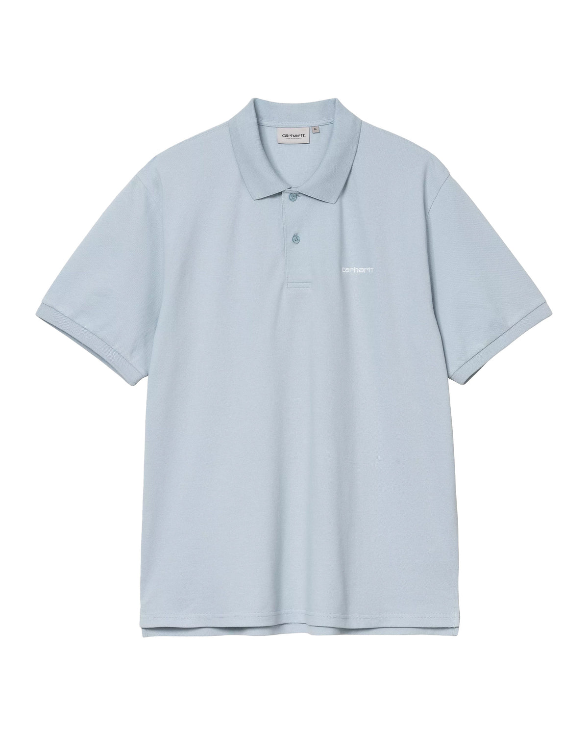 Carhartt Wip Script Polo Blue Fog