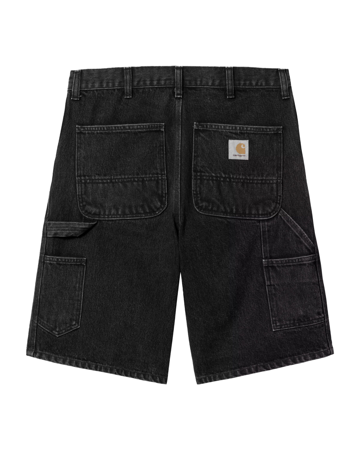 Carhartt Wip Single Knee Short Smith Denim Black