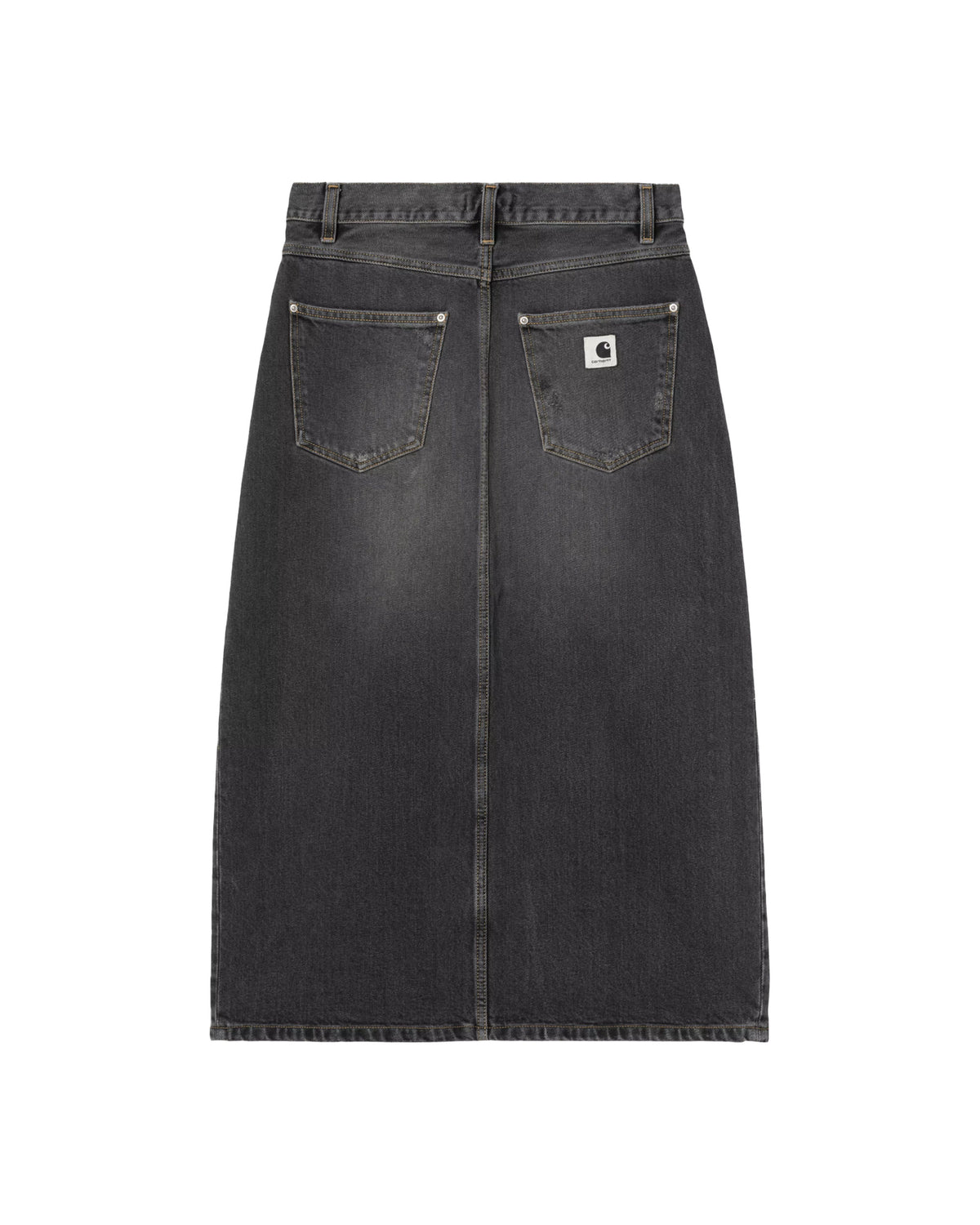 Carhartt Wip W' Brandon Skirt Black Grind Wash
