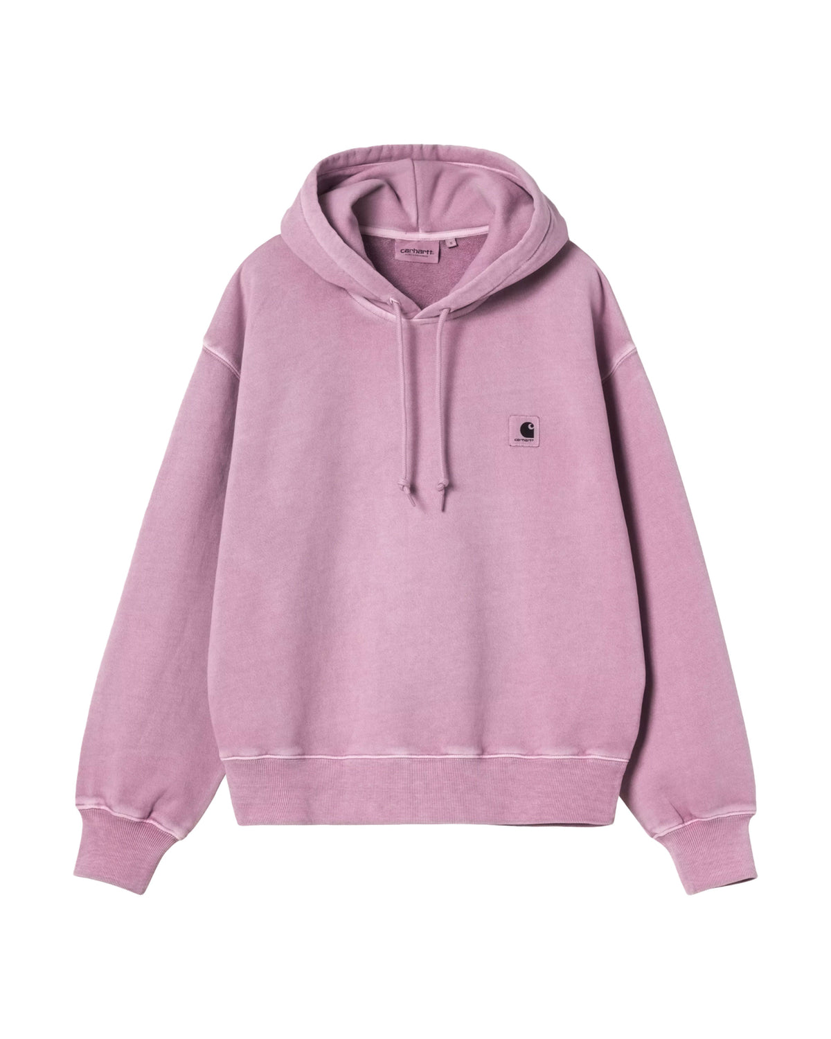 Felpa Donna Hooded Nelson Viola Garment Dyed