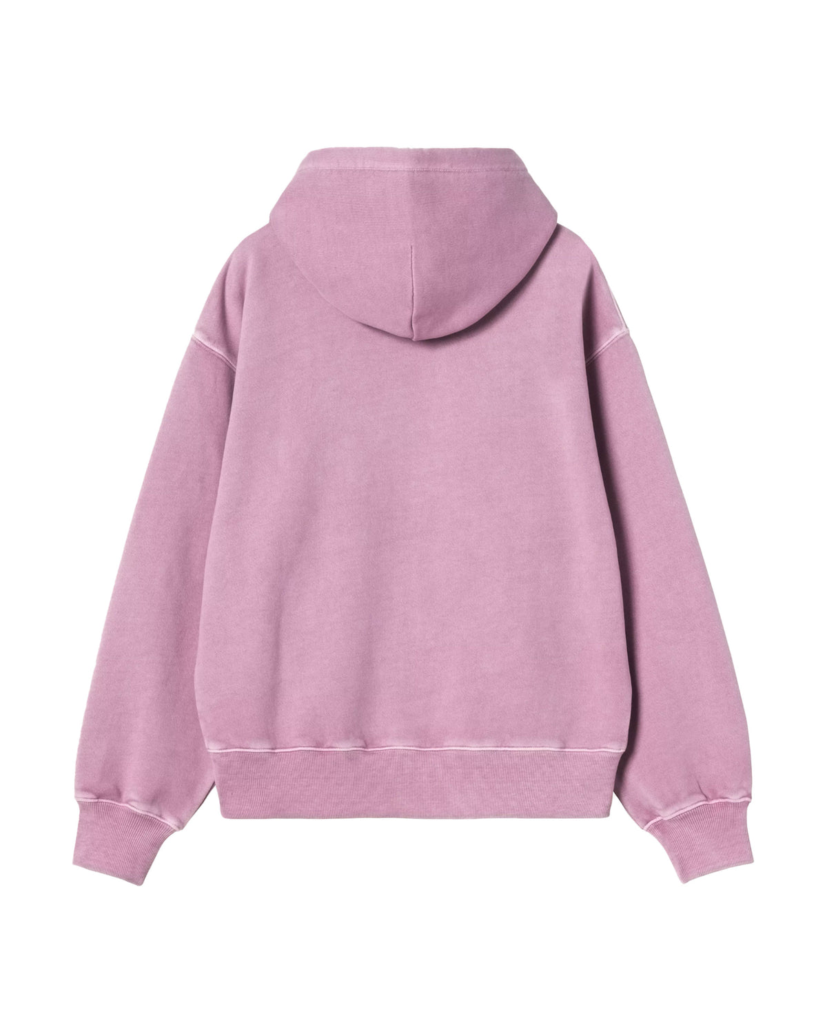 Felpa Donna Hooded Nelson Viola Garment Dyed