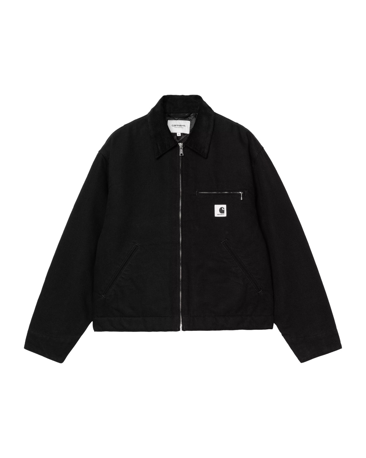 Carhartt Wip W' OG Detroit Jacket Black-Black rinsed