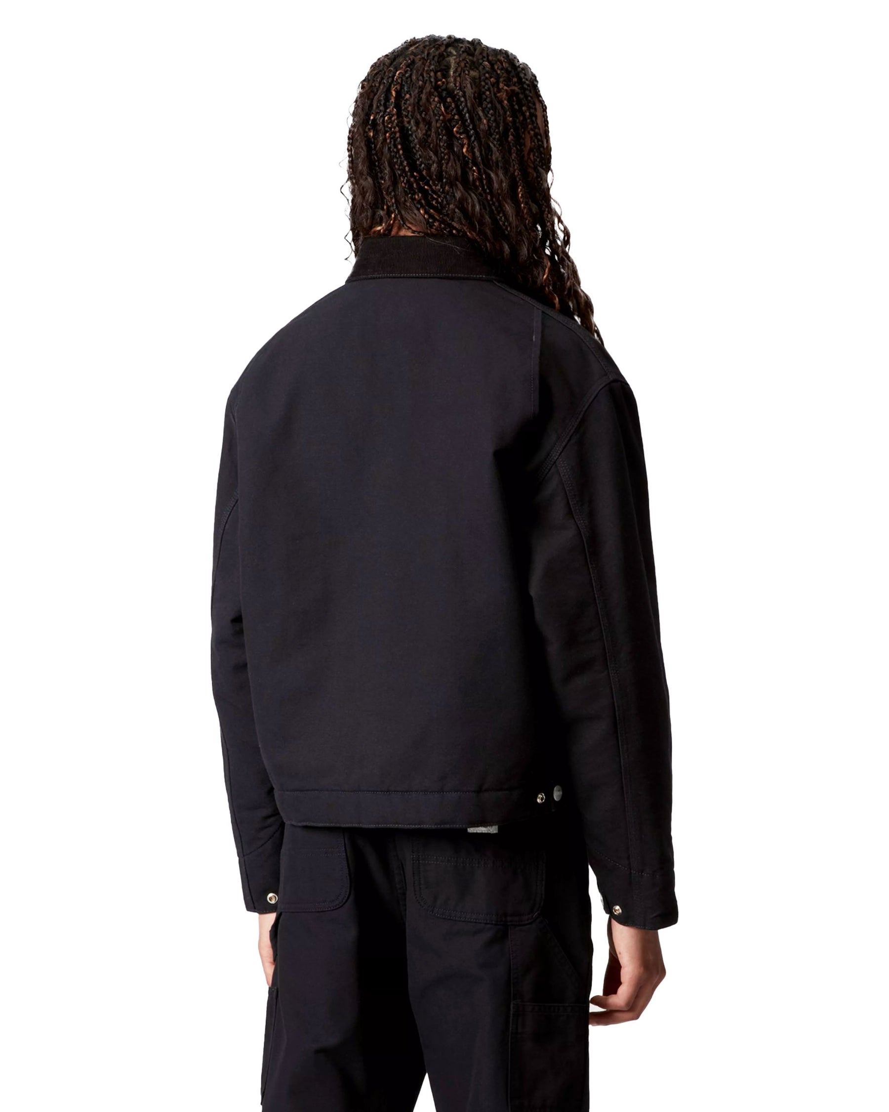 Carhartt Wip W' OG Detroit Jacket Black-Black rinsed