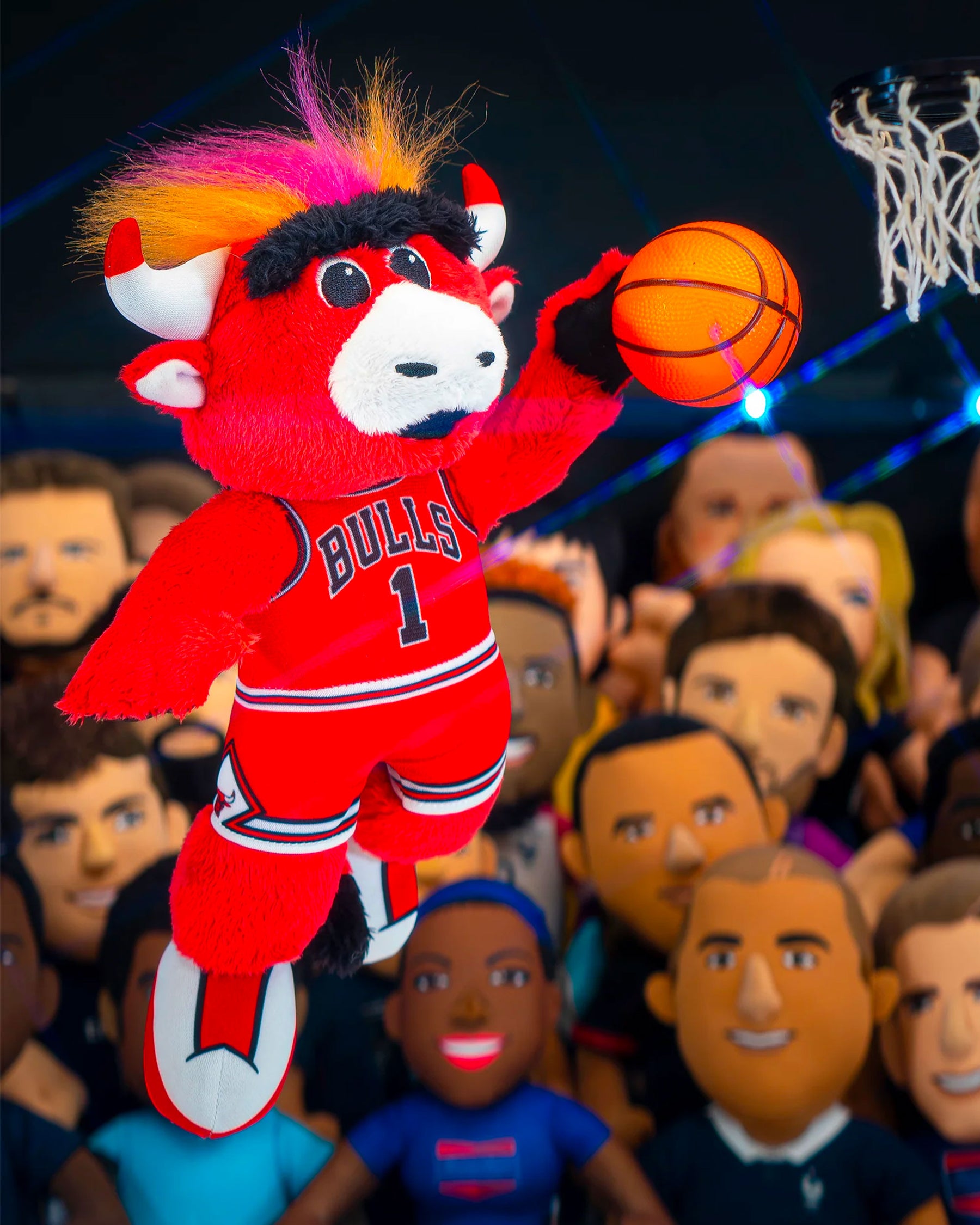 Chicago Bulls Benny The Bull 10" Mascot Plush Figure Icon