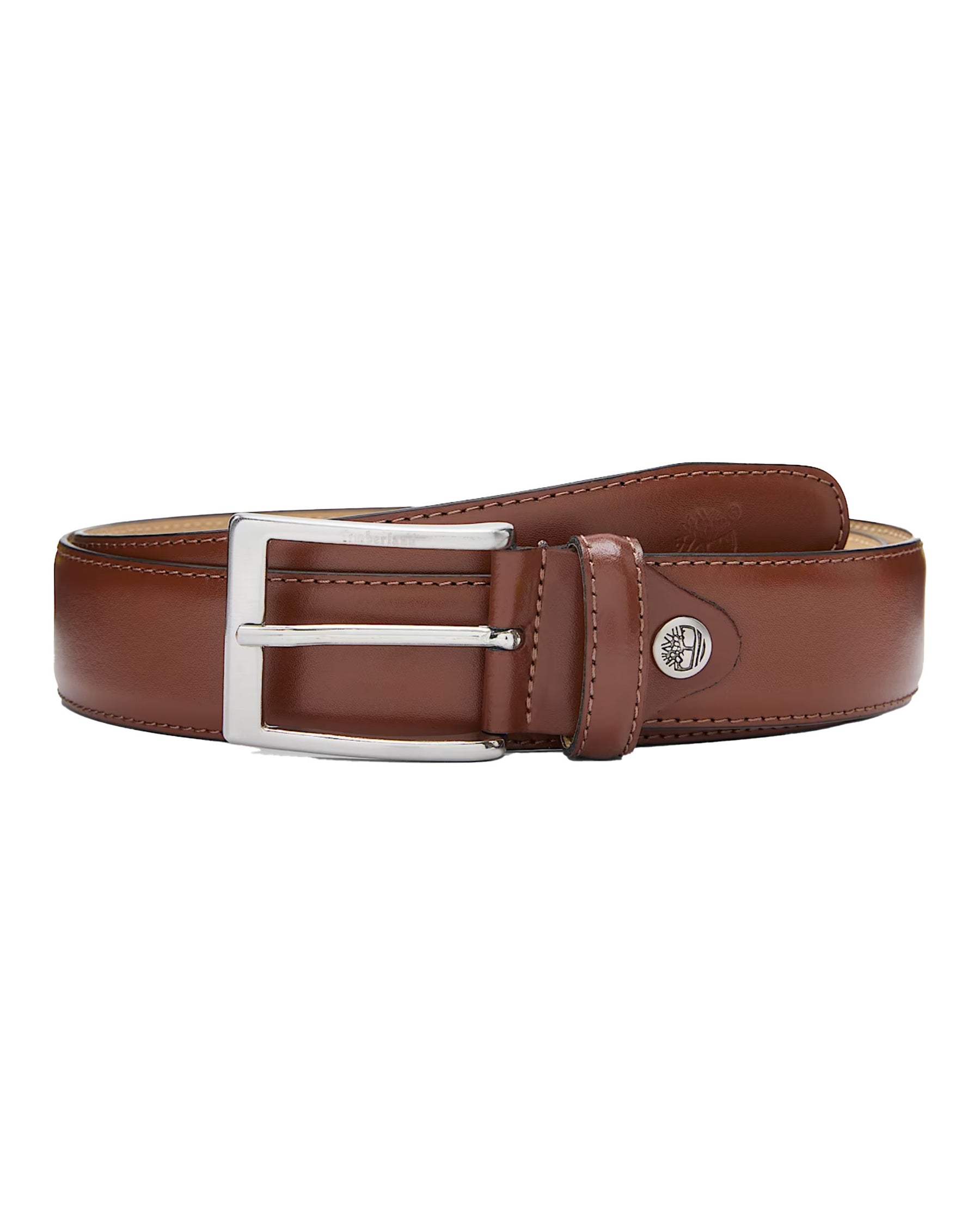 Cintura Timberland Birch Point Adjustable Leather Belt Cognac