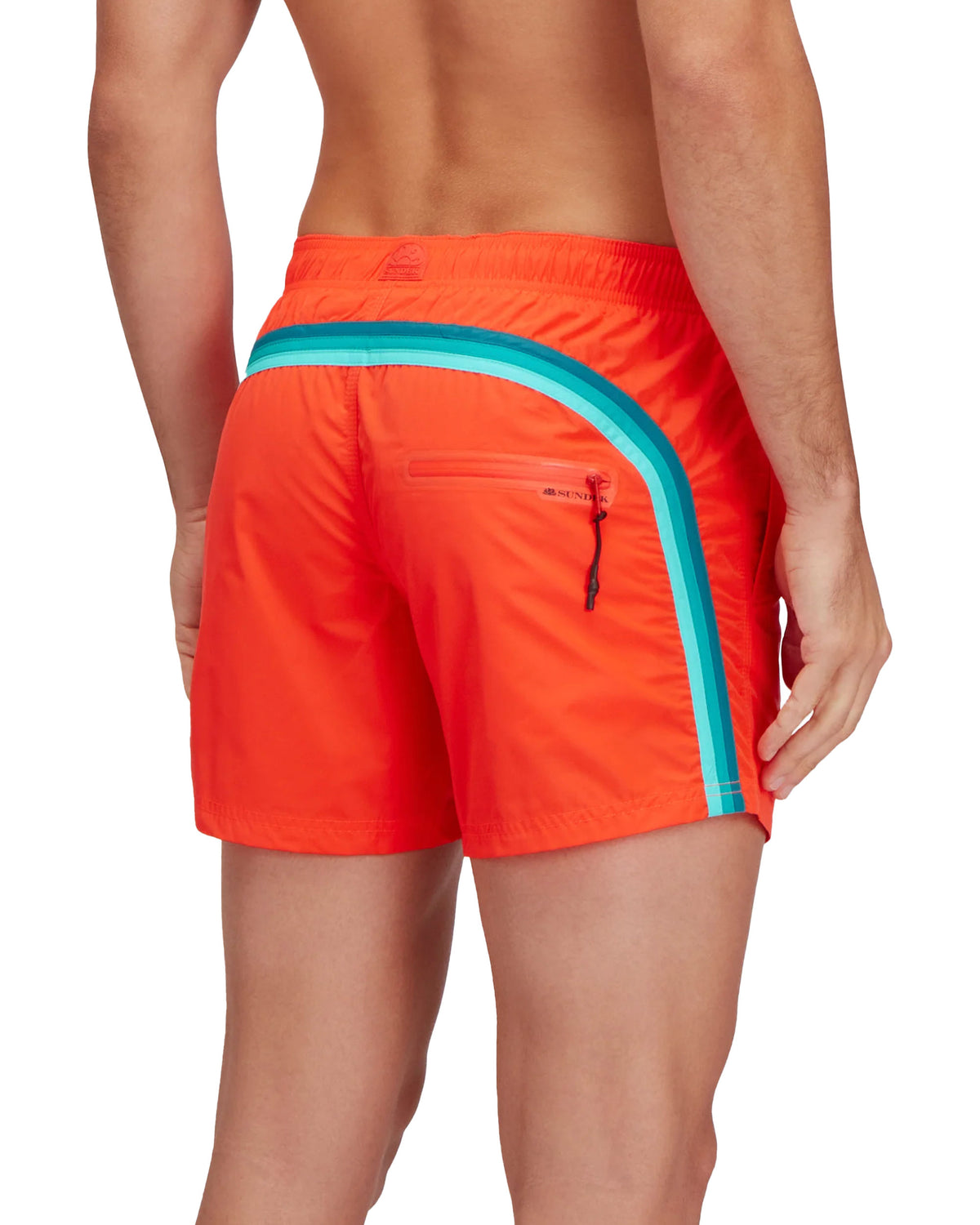 Costume Uomo Boxer Sundek Arcobaleno Arancione