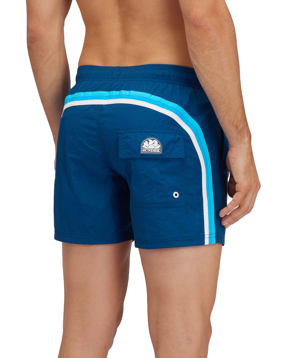 Costume Uomo Boxer Sundek Arcobaleno Azzurro