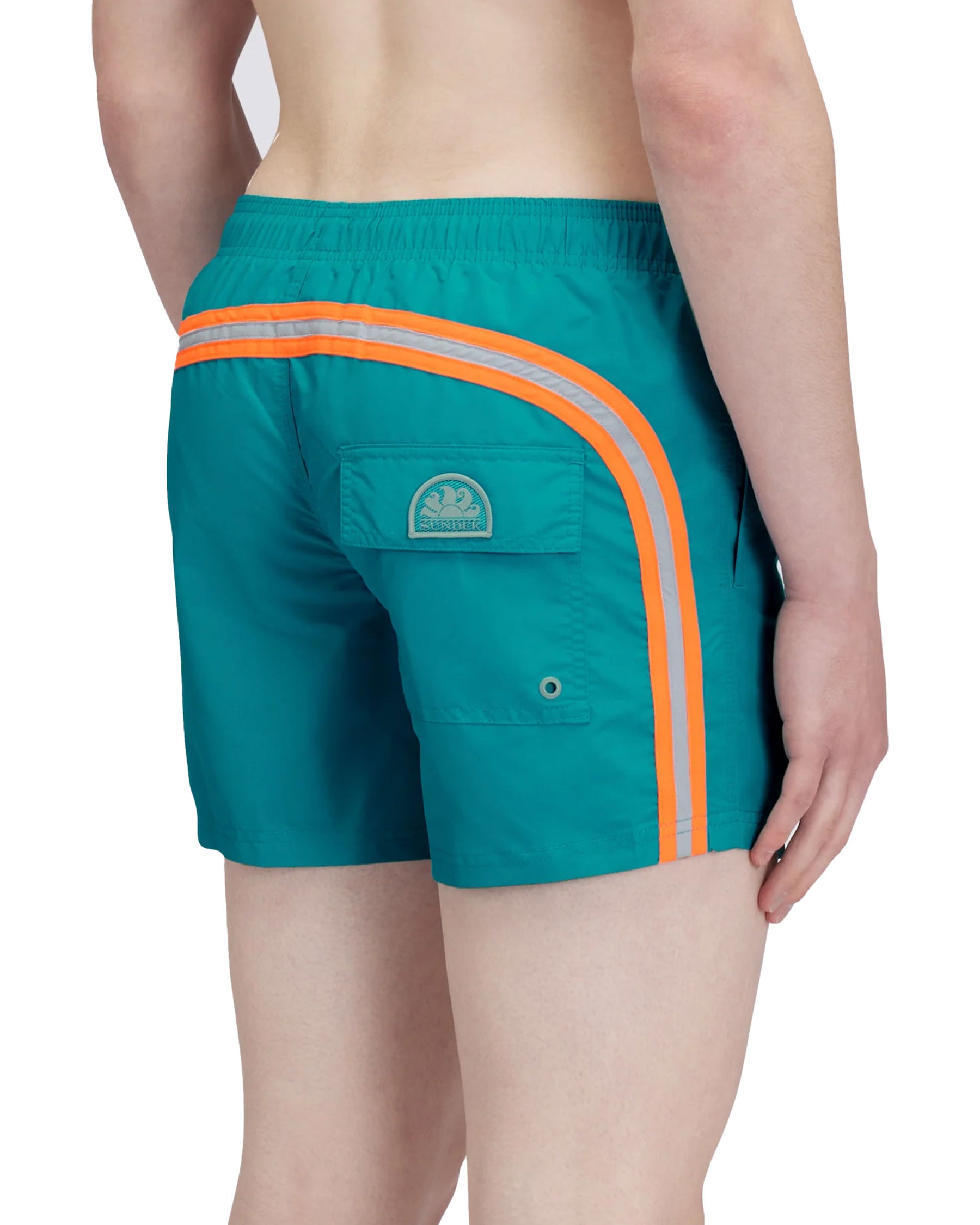 Man's Boxer Sundek Rainbow Turquoise
