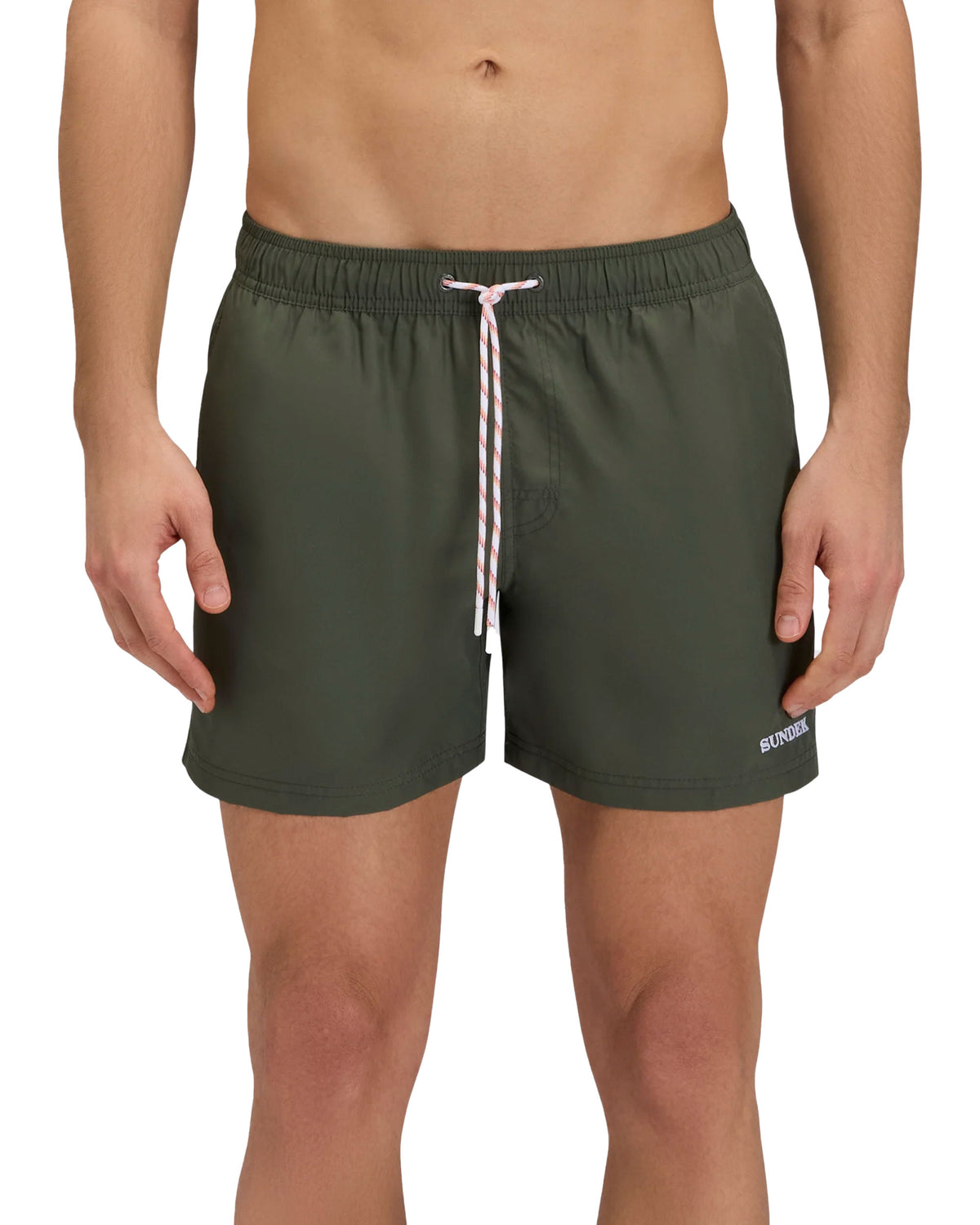 Costume Uomo Boxer Sundek Verde Militare