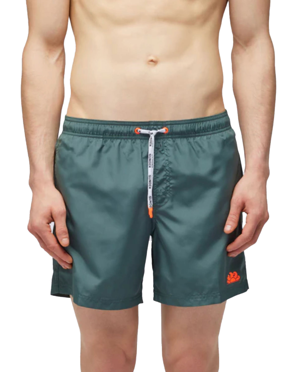 Costume Uomo Sundek Basic Logo Verde