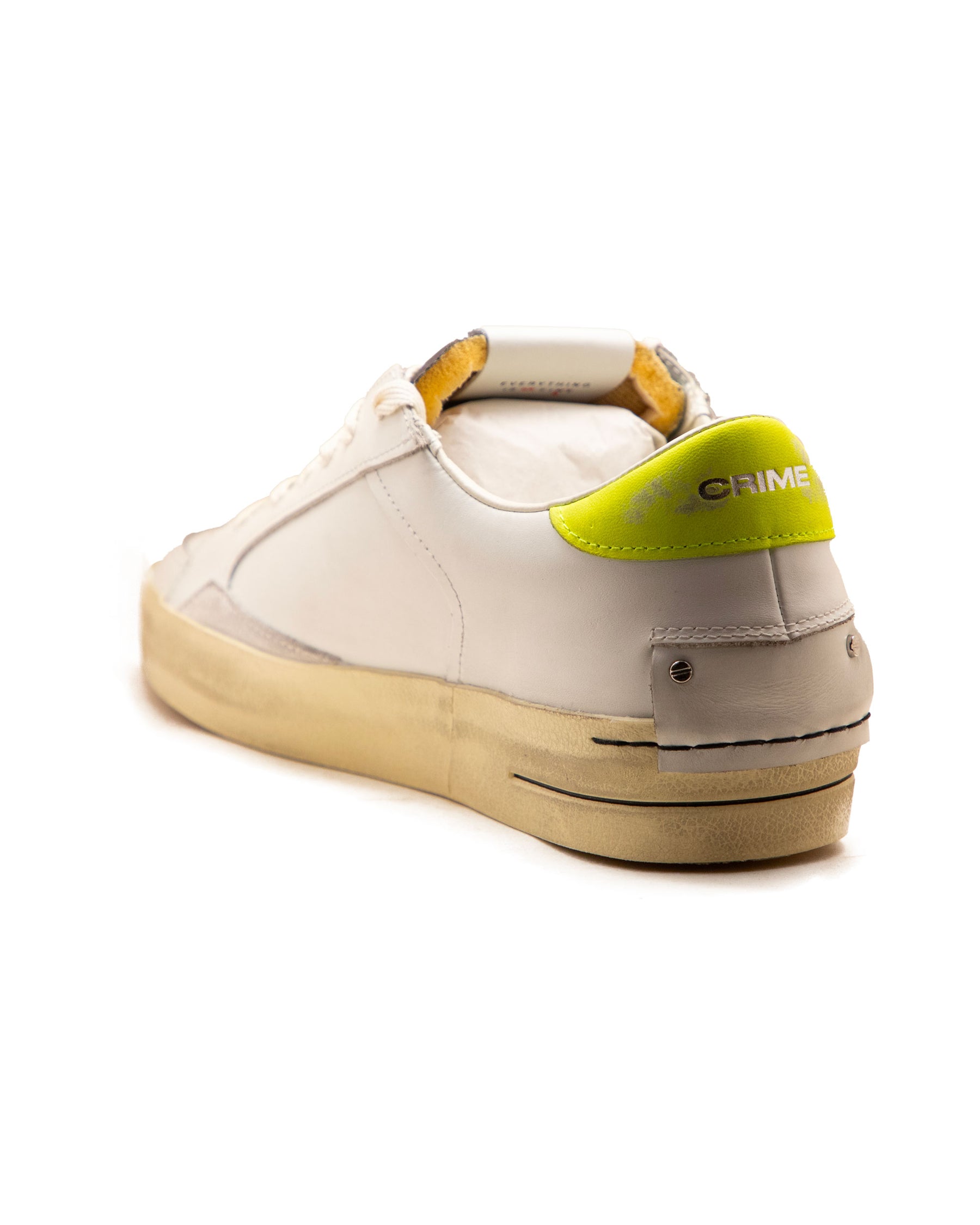 Crime London SK8 Deluxe Bianco-Giallo